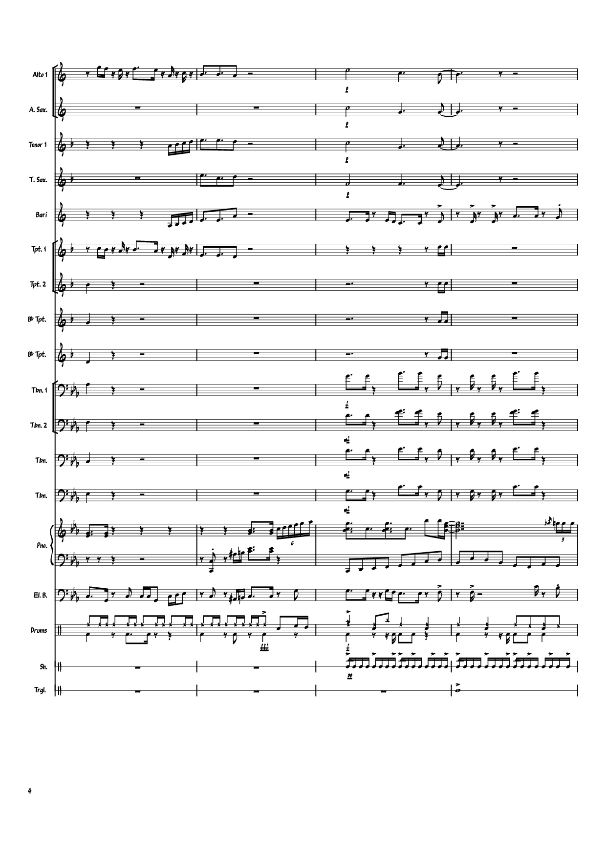 Page 4 of Sheet music PDF Piano Heartbeat, Heartbreak Piano - Arranger: savepro3