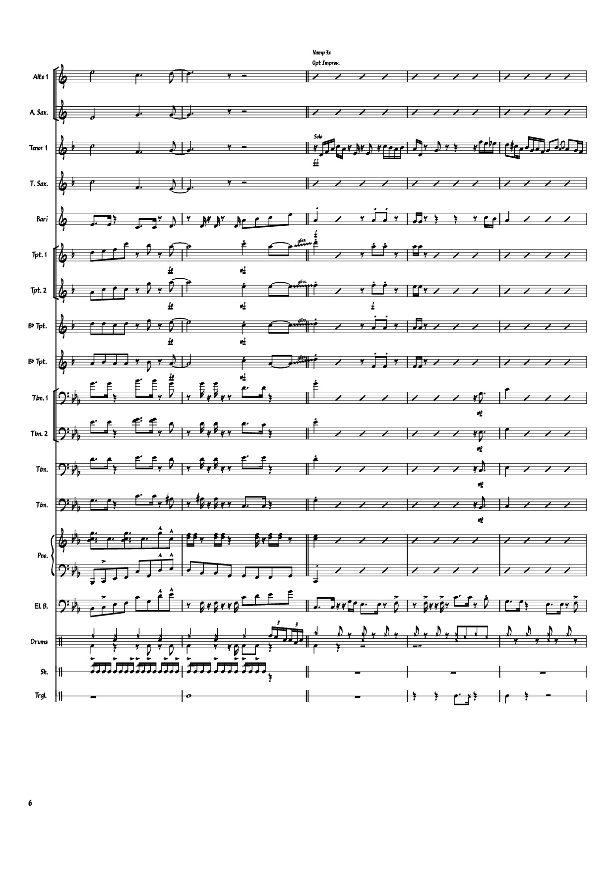 Page 6 of Sheet music PDF Piano Heartbeat, Heartbreak Piano - Arranger: savepro3