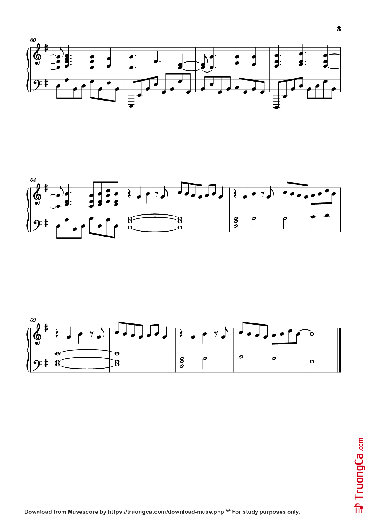 Page 3 of Sheet music PDF Piano Travelers Piano - Andrew Prahlow