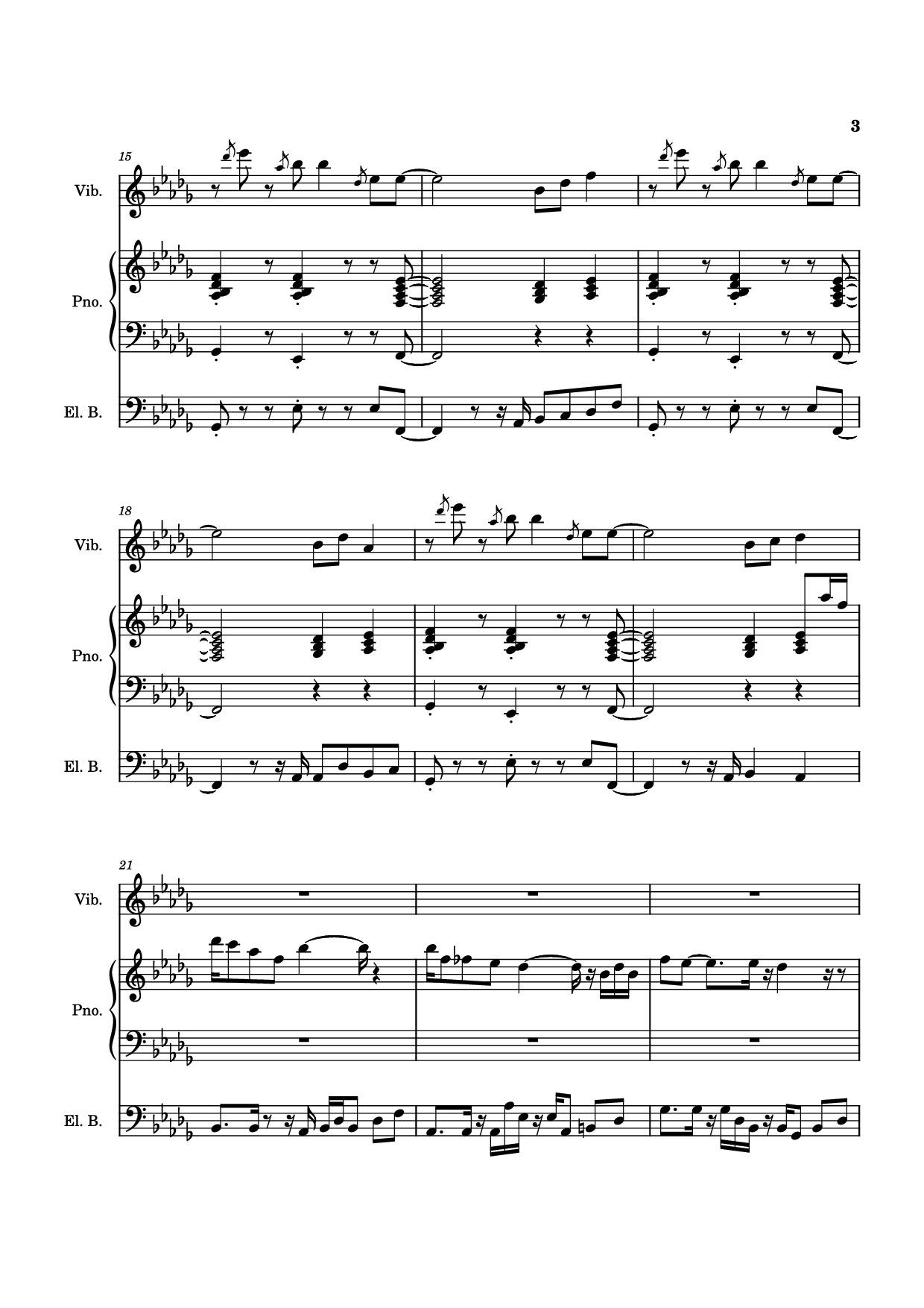 Page 3 of Sheet music PDF Piano Guitar Tab [WIP] Colour the Night Piano - Transcribed by coolcat0