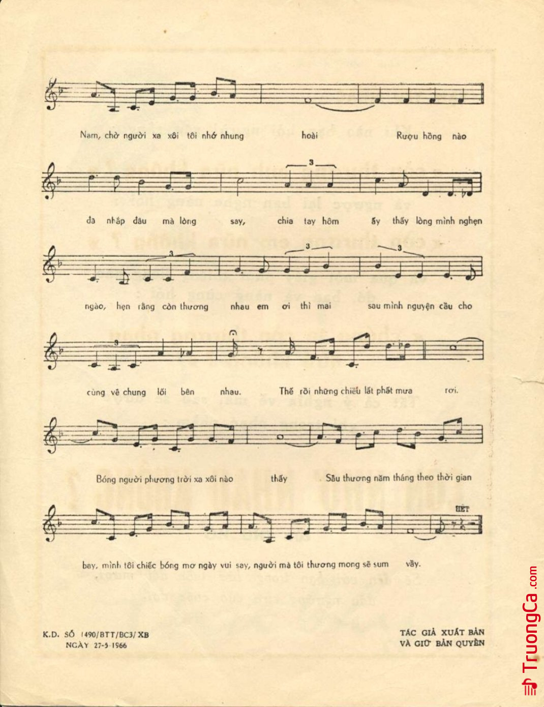 Page 2 of Sheet music PDF Mưa chiều Thứ Bảy - Lê Dinh