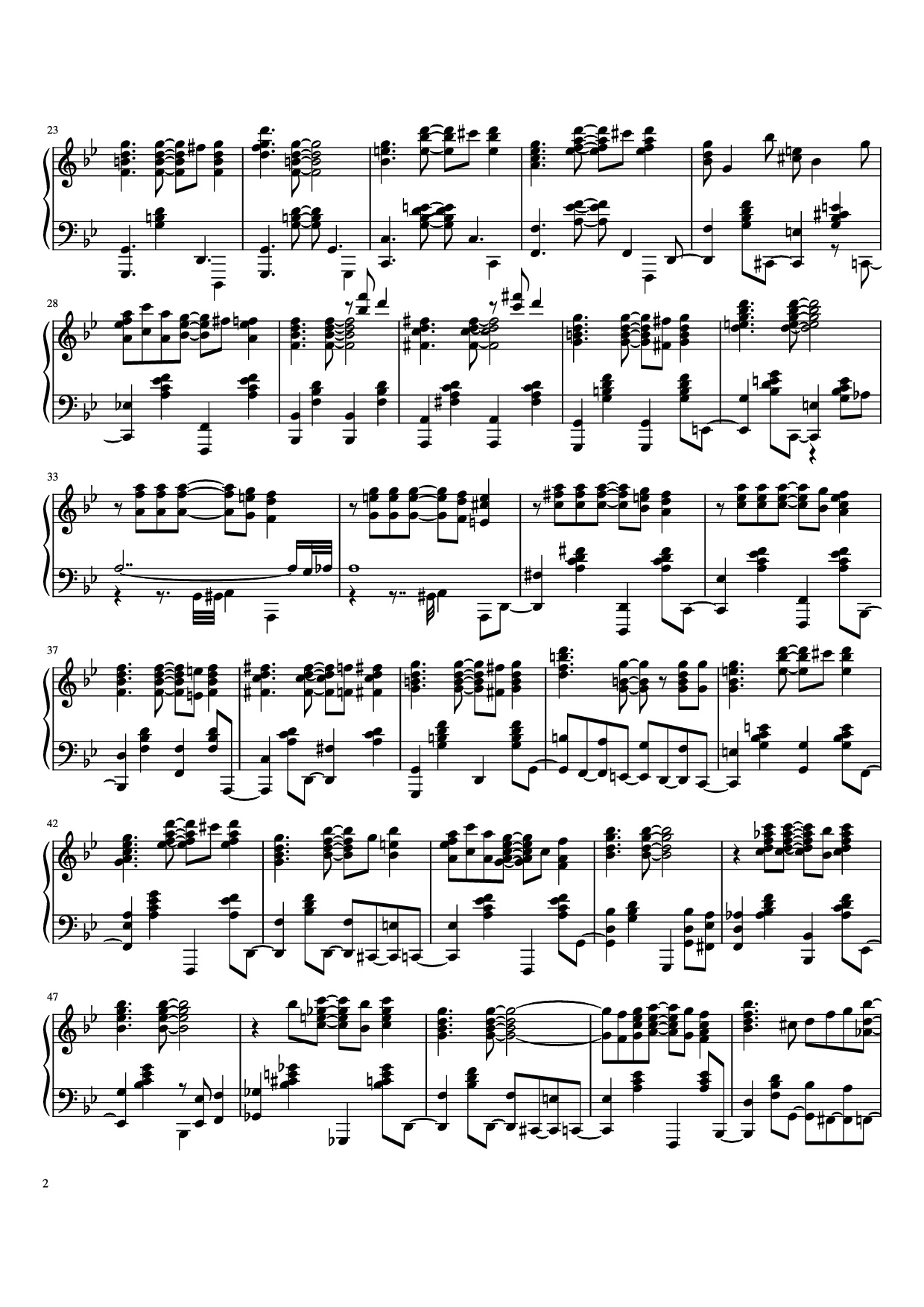 Page 2 of Sheet music PDF Piano The Charleston Piano - James P. Johnson
