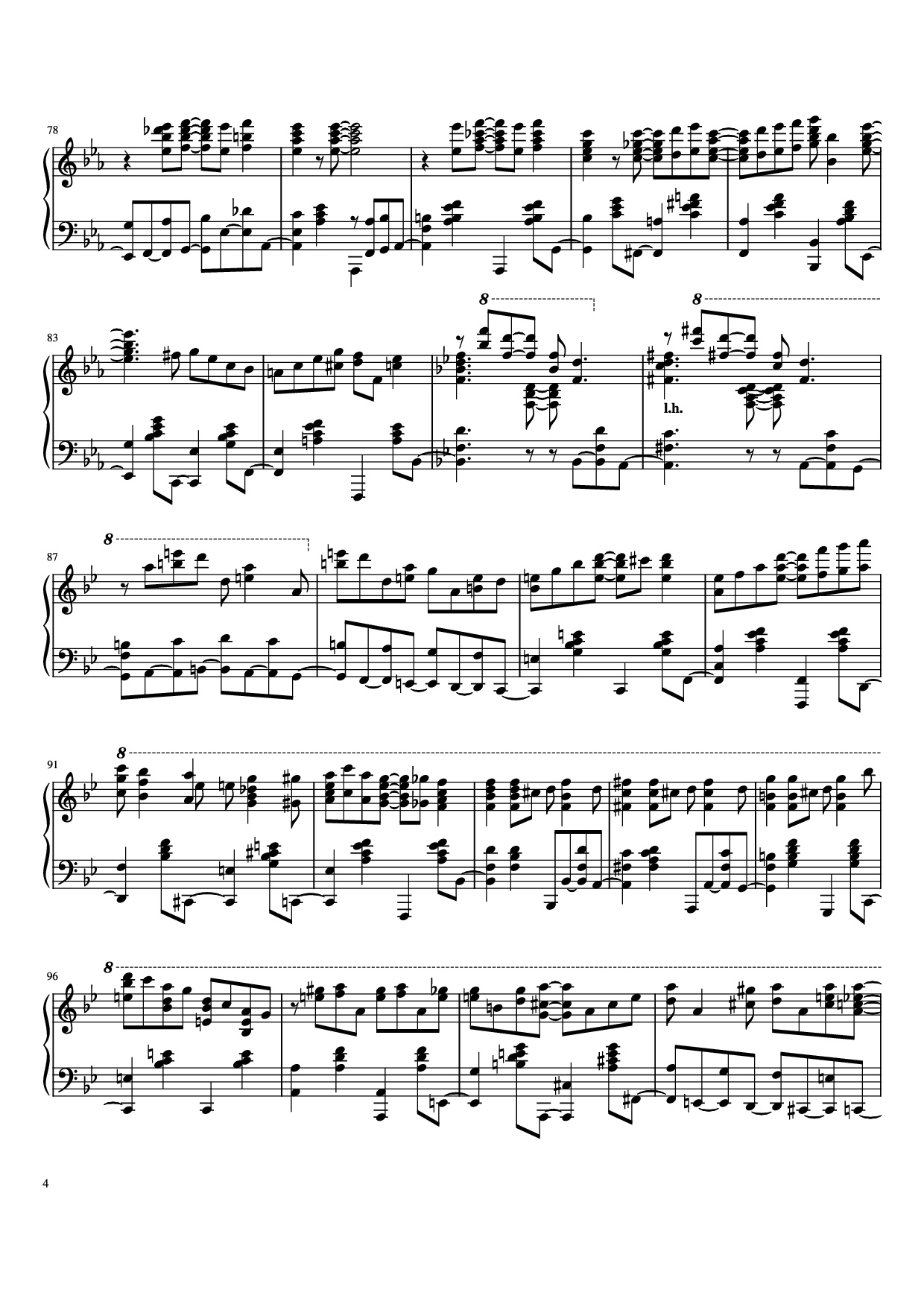 Page 4 of Sheet music PDF Piano The Charleston Piano - James P. Johnson