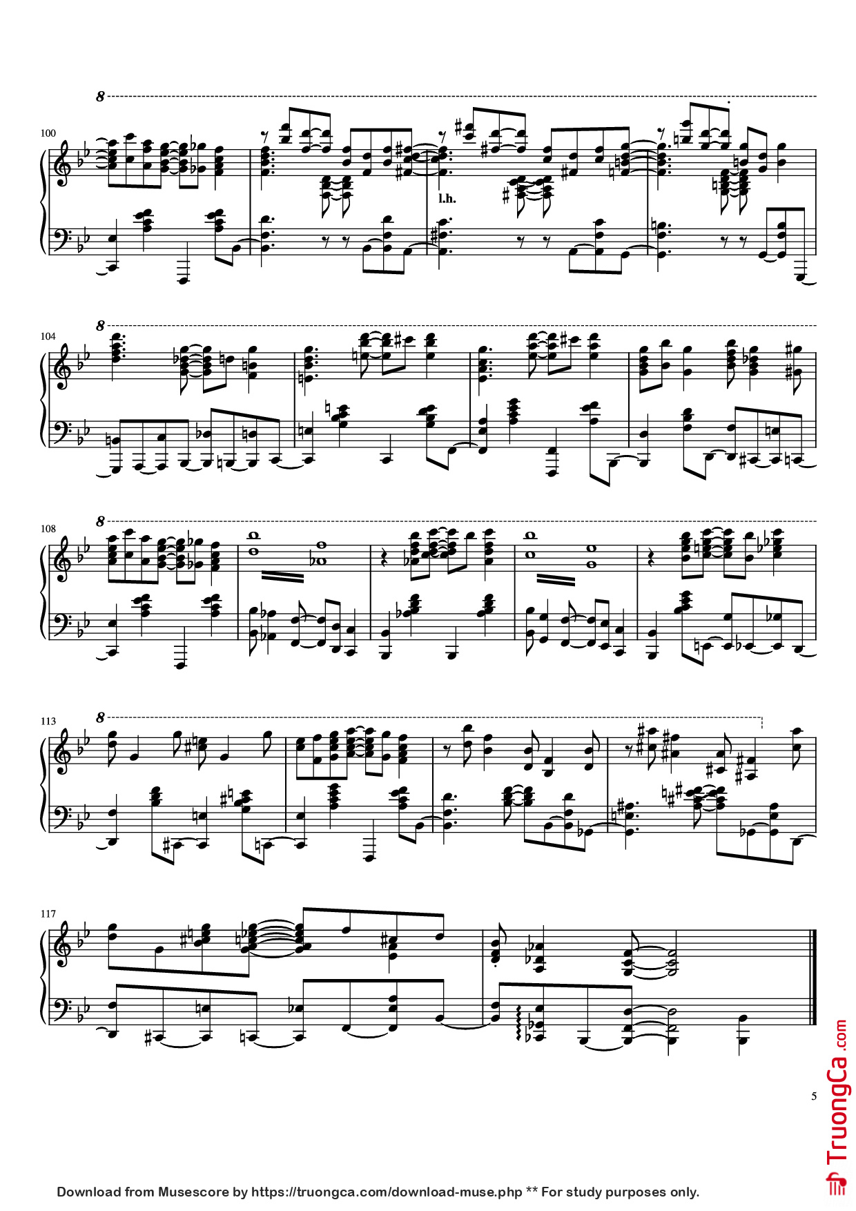 Page 5 of Sheet music PDF Piano The Charleston Piano - James P. Johnson