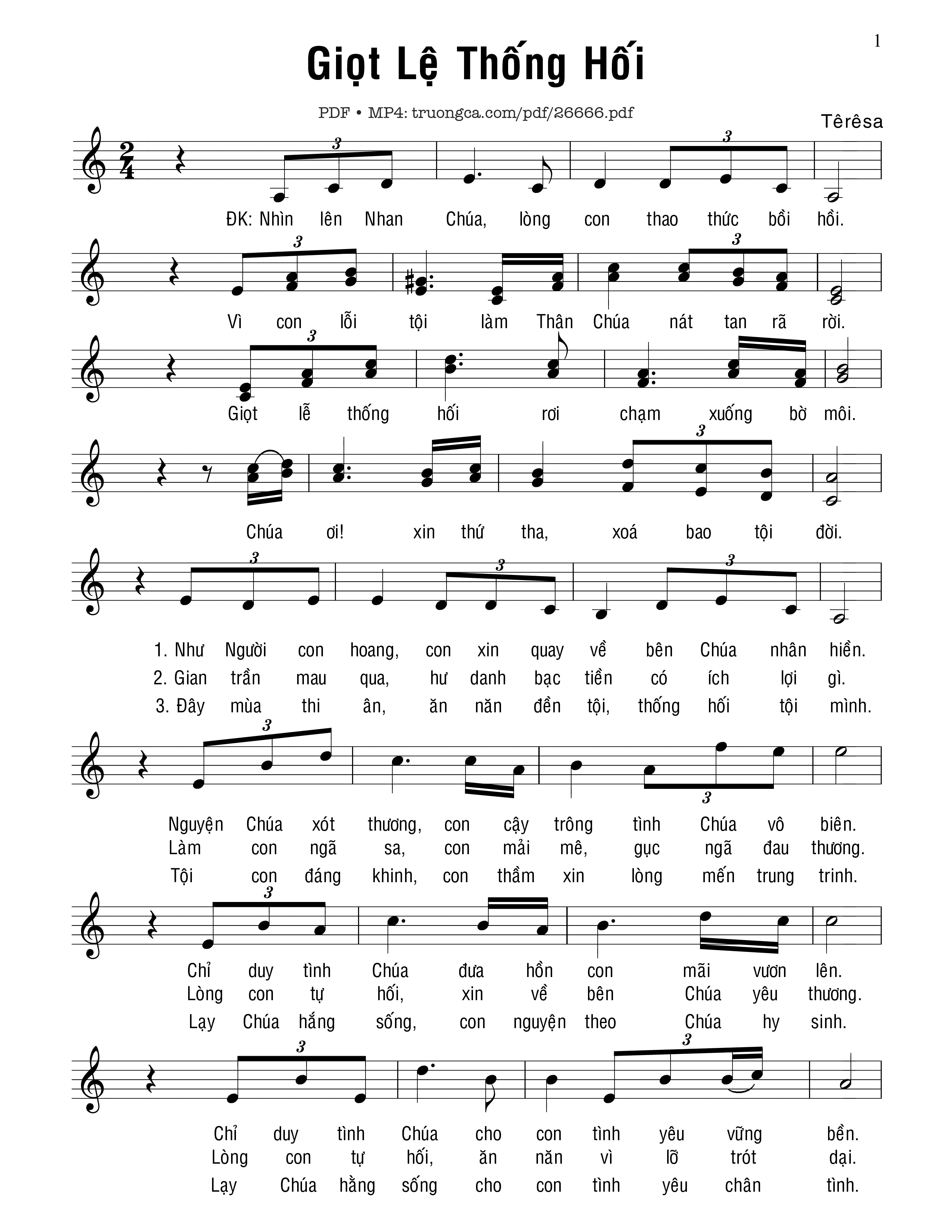 Giọt Lệ Thống Hối