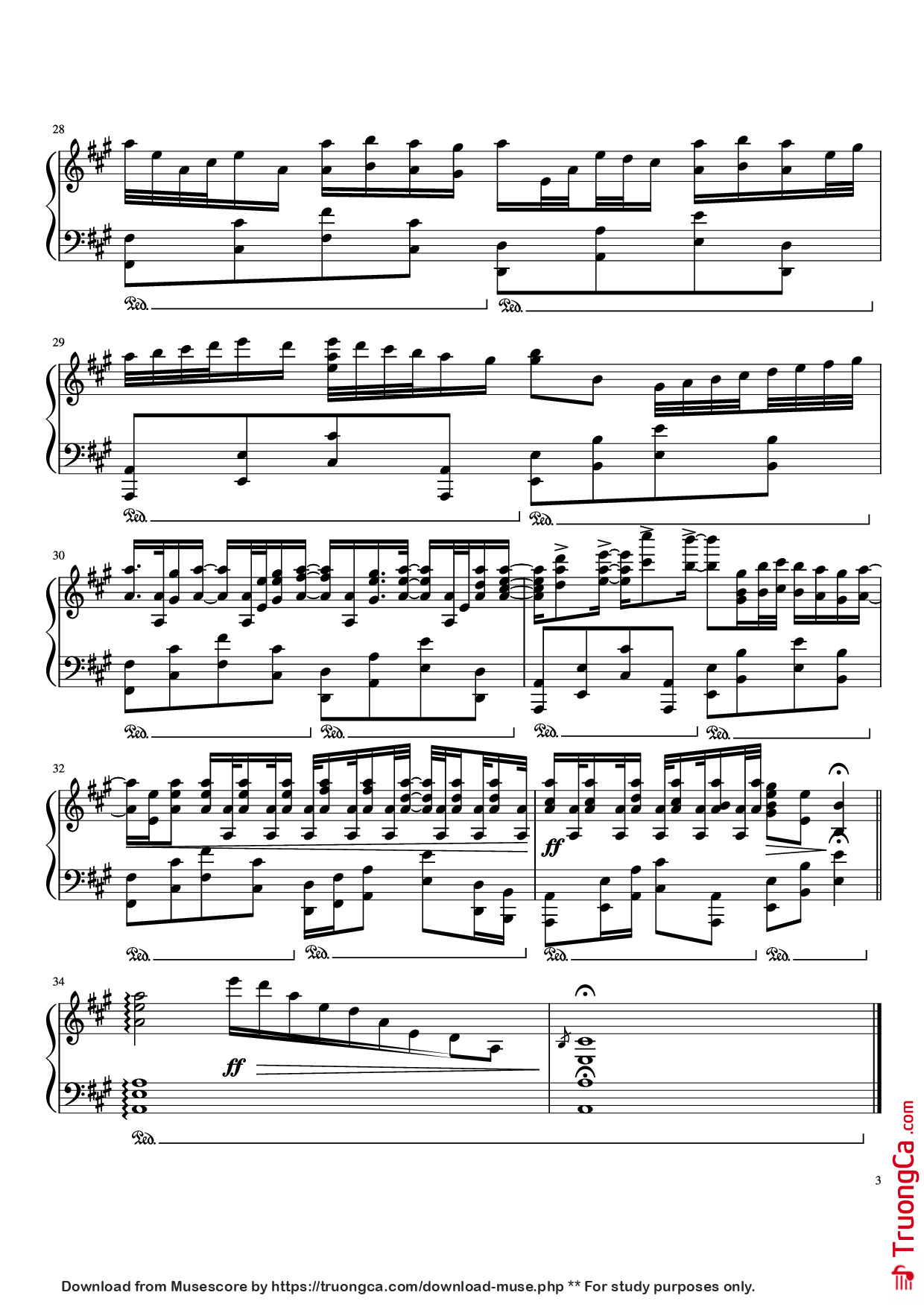 Page 3 of Sheet music PDF Piano River Flows in You Piano - Undefined