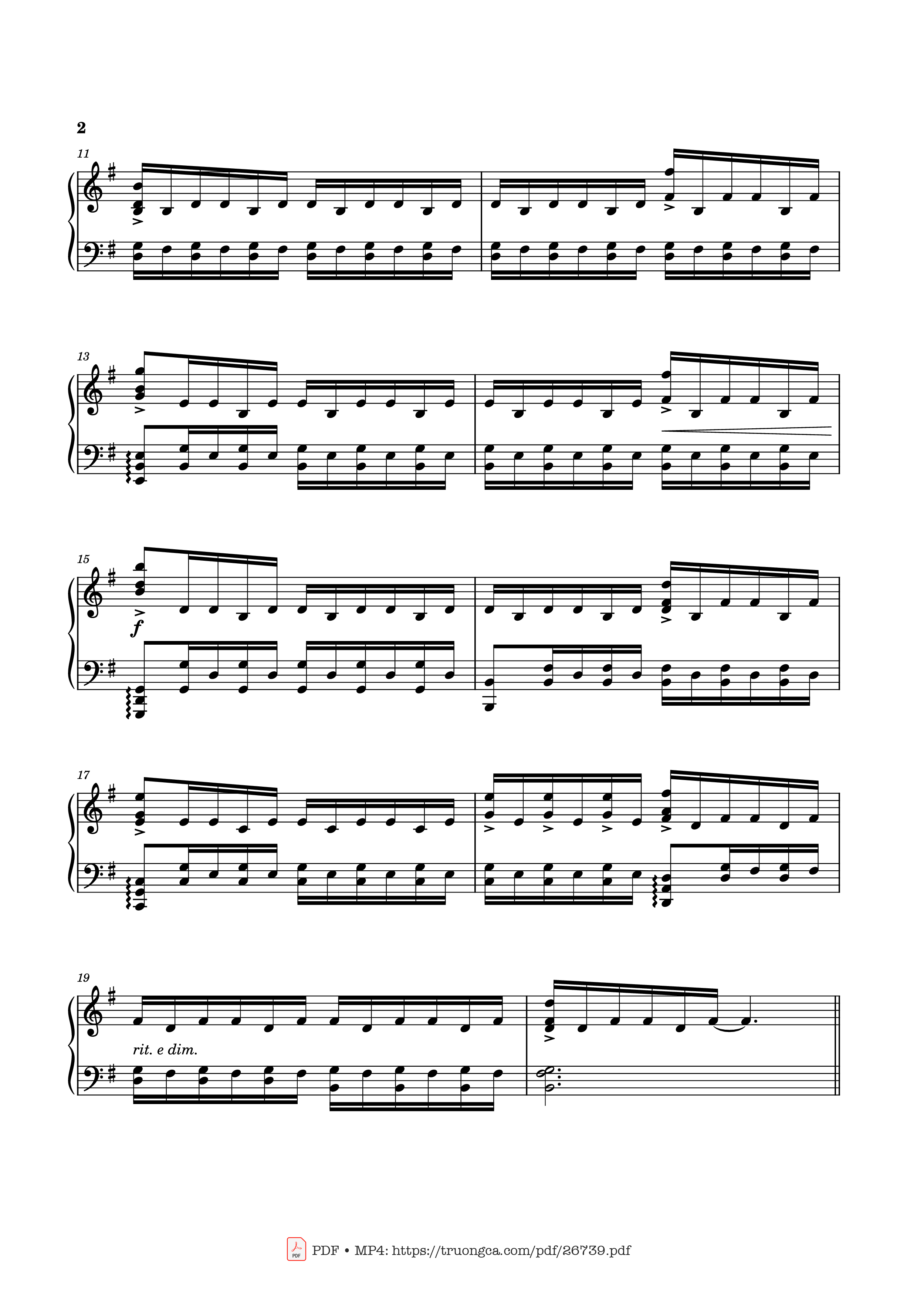Page 2 of Sheet music PDF Piano Can You Hear the Music Piano - Ludwig Goransson