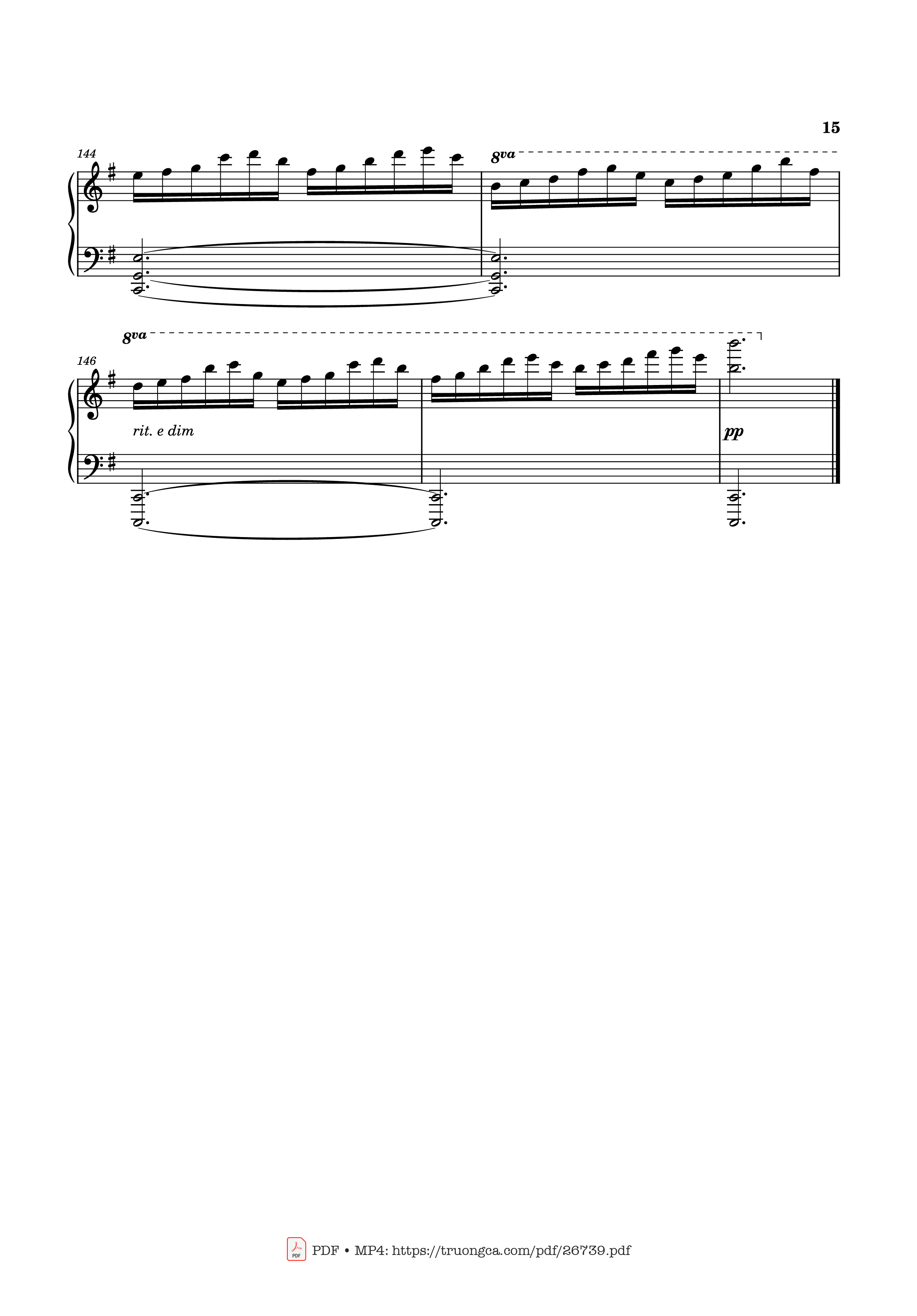 Page 15 of Sheet music PDF Piano Can You Hear the Music Piano - Ludwig Goransson