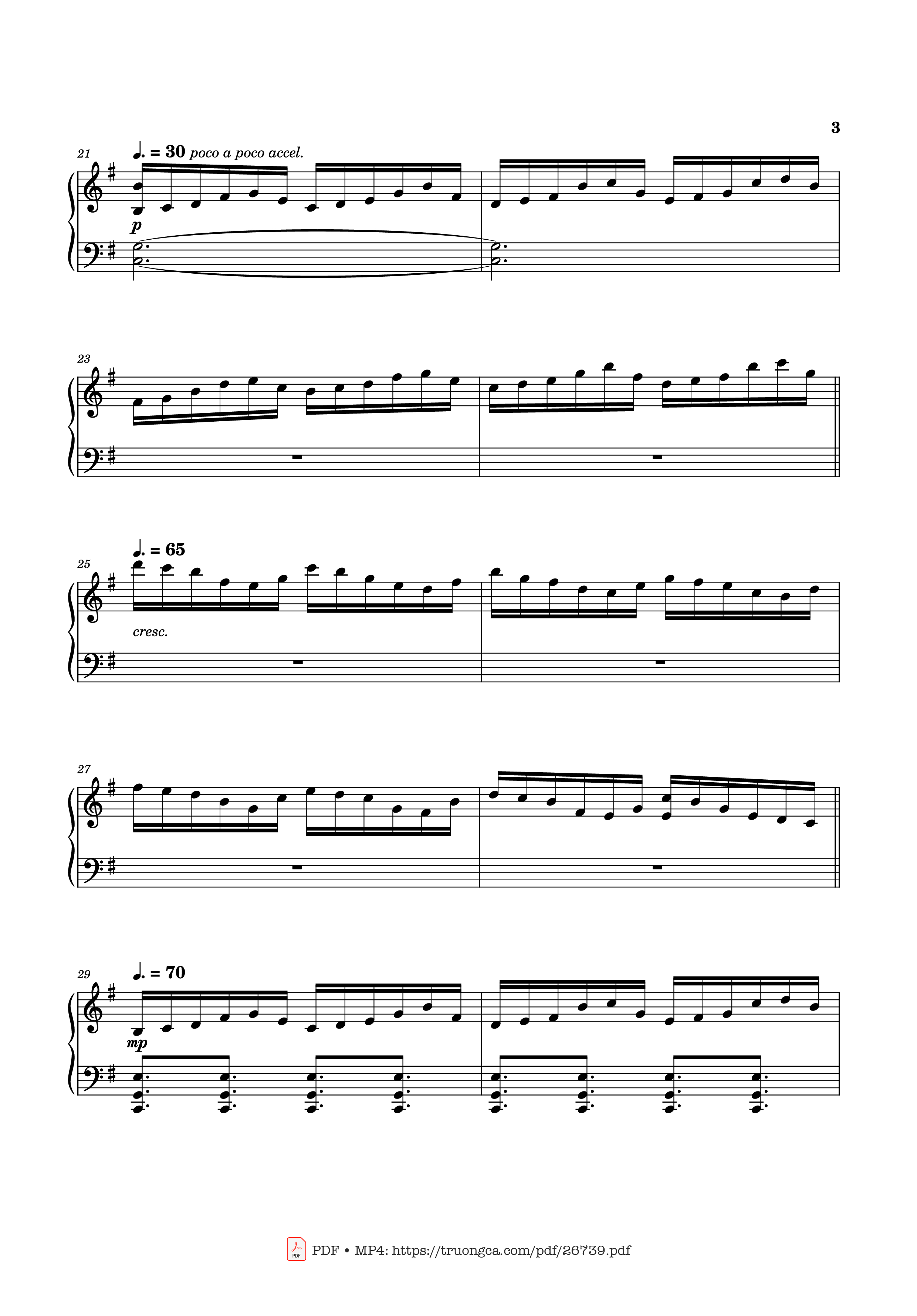 Page 3 of Sheet music PDF Piano Can You Hear the Music Piano - Ludwig Goransson