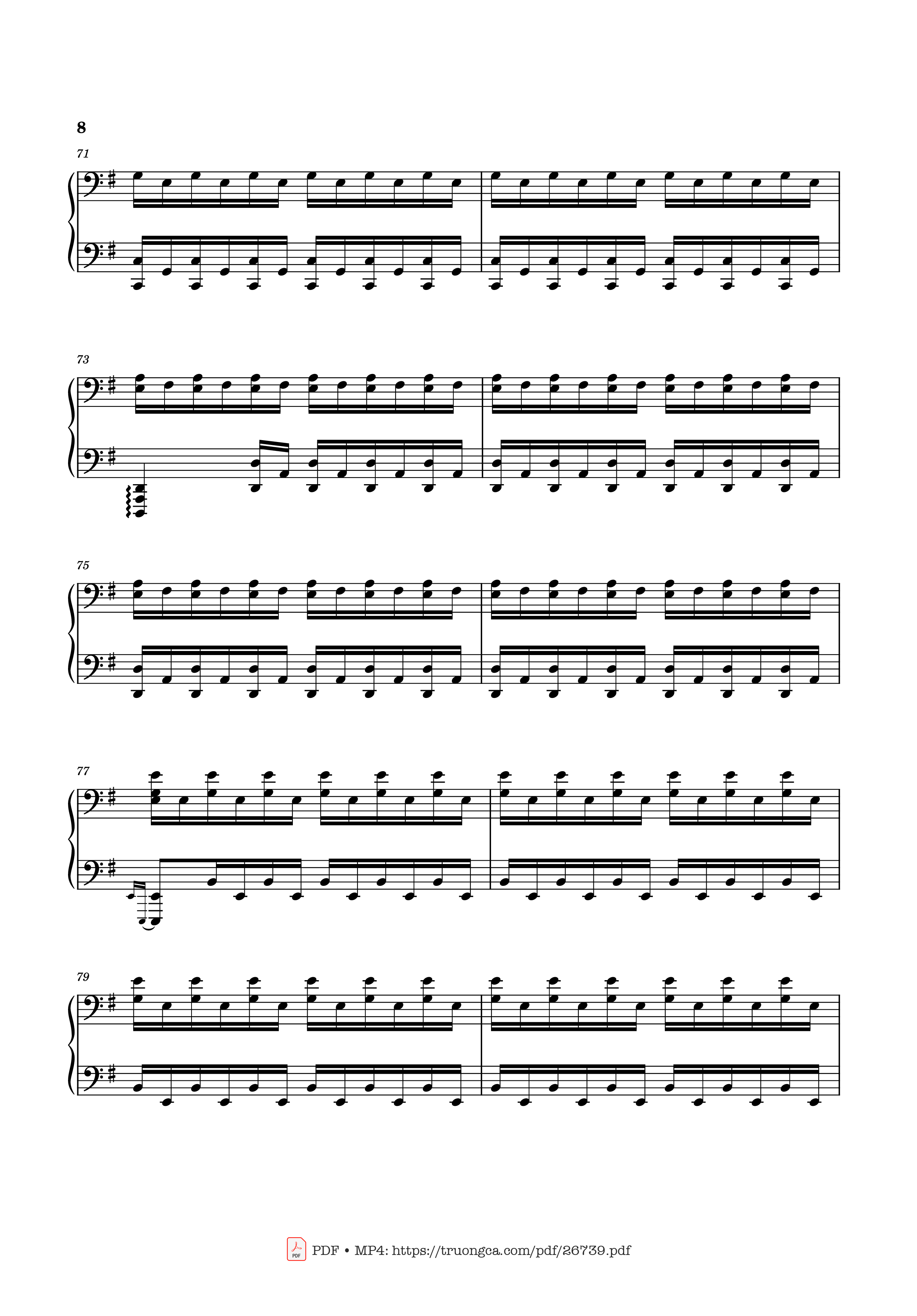 Page 8 of Sheet music PDF Piano Can You Hear the Music Piano - Ludwig Goransson