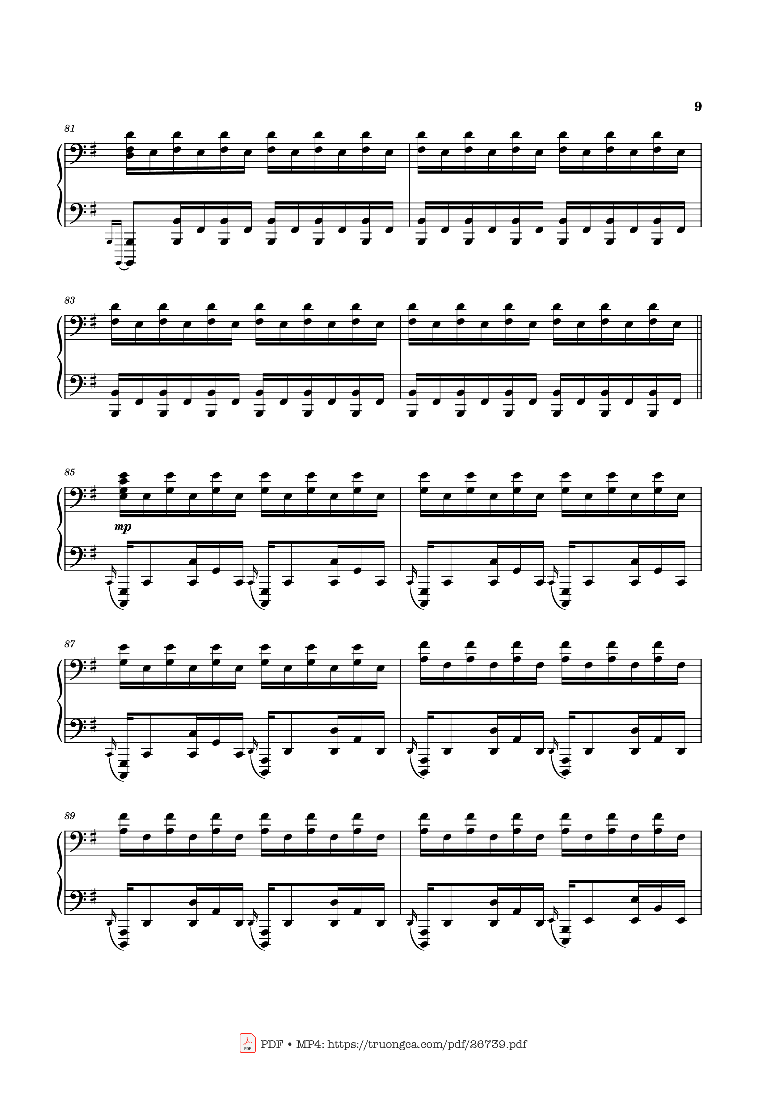 Page 9 of Sheet music PDF Piano Can You Hear the Music Piano - Ludwig Goransson