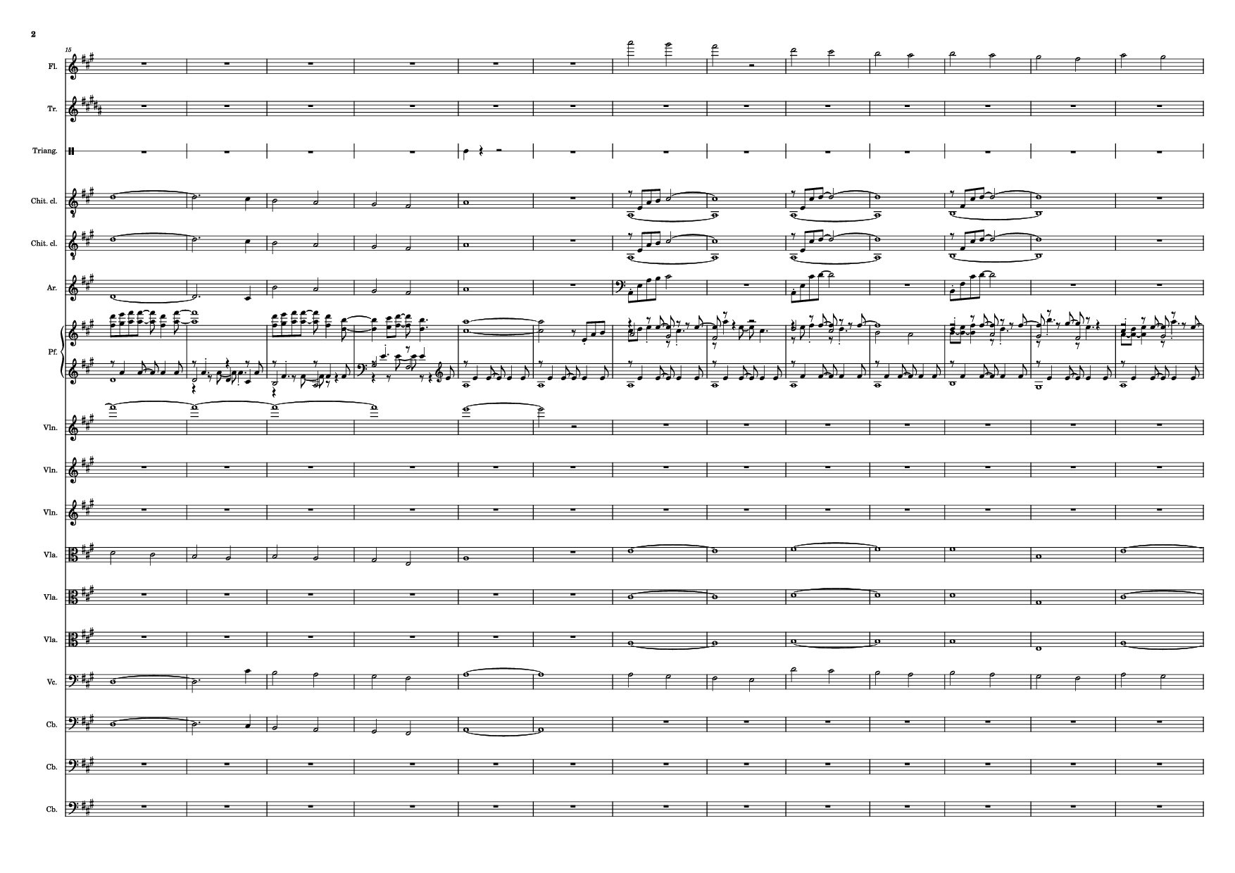 Page 2 of Sheet music PDF Forrest Gump Piano - A. Silvestri