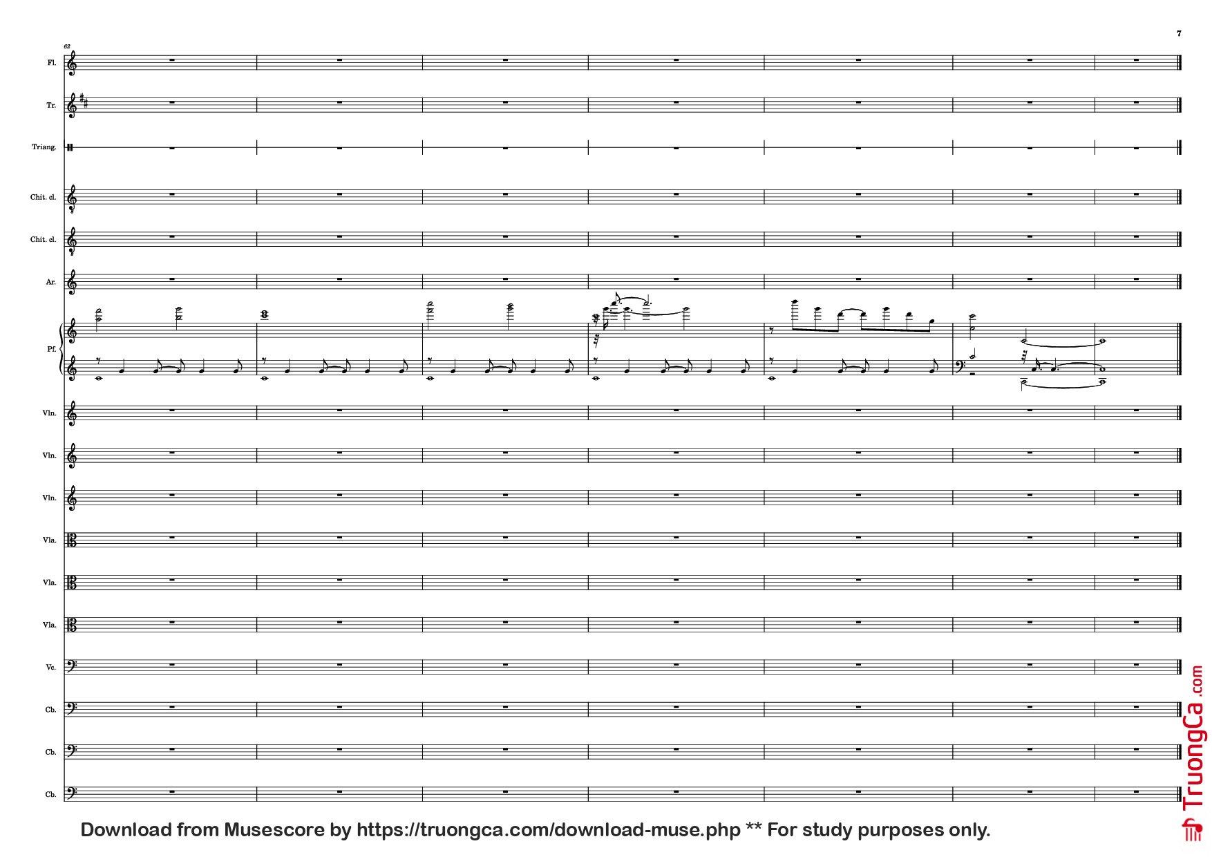 Page 7 of Sheet music PDF Forrest Gump Piano - A. Silvestri