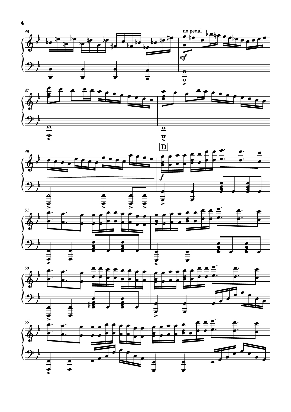 Page 4 of Sheet music PDF Piano Prologue: Lycoris Radiata Piano - Spikes