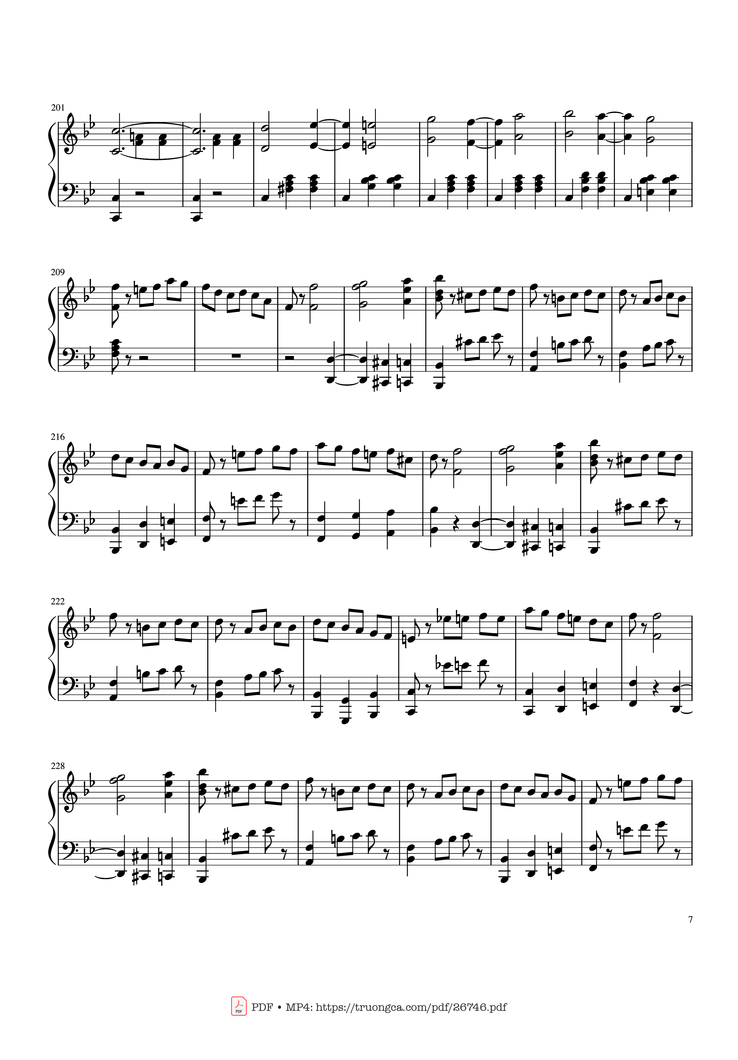 Page 7 of Sheet music PDF Piano Tchaikovsky Waltz from "The Sleeping Beauty" Piano - Pyotr Ilyich Tchaikovsky