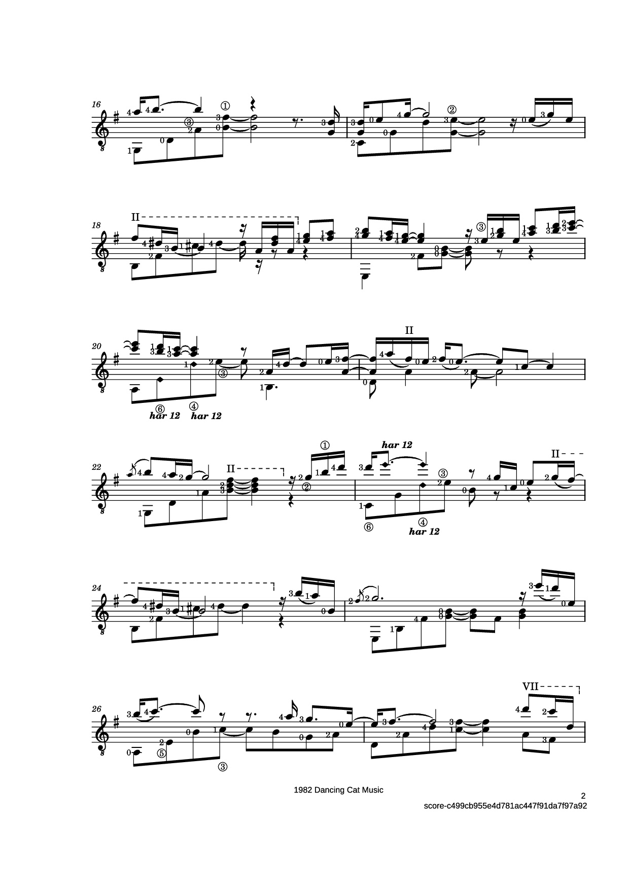 Page 2 of Sheet music PDF Guitar Tab Thanksgiving Guitar TAB - Music by