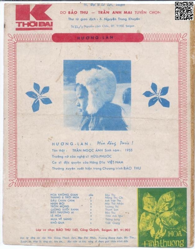 Page 4 of Sheet music PDF Hoa không gian - Bảo Thu