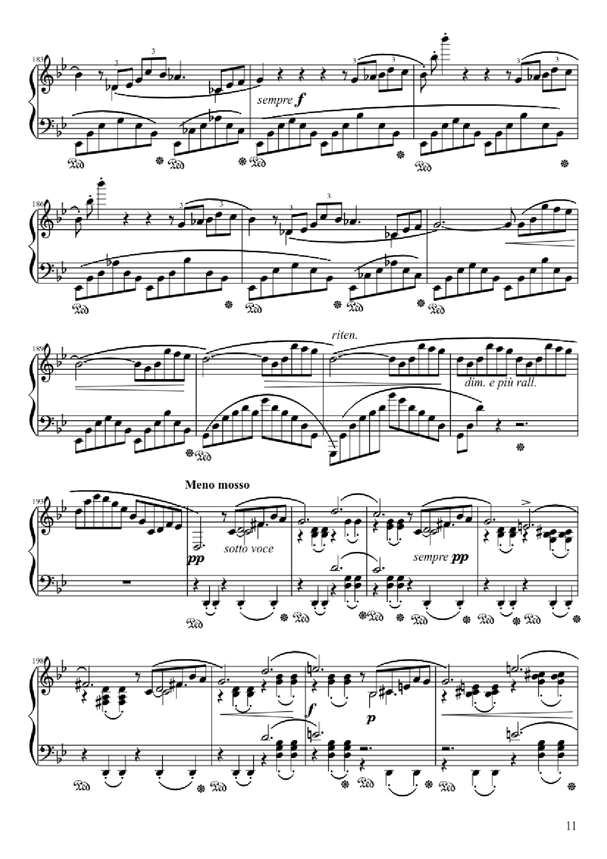 Page 11 of Sheet music PDF Ballade No. 1 in G Minor Piano - Frédéric François Chopin