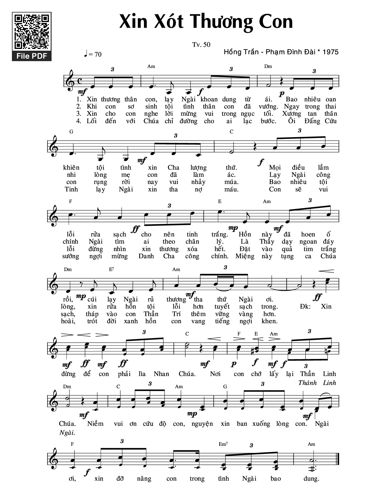 Xin Xót Thương Con