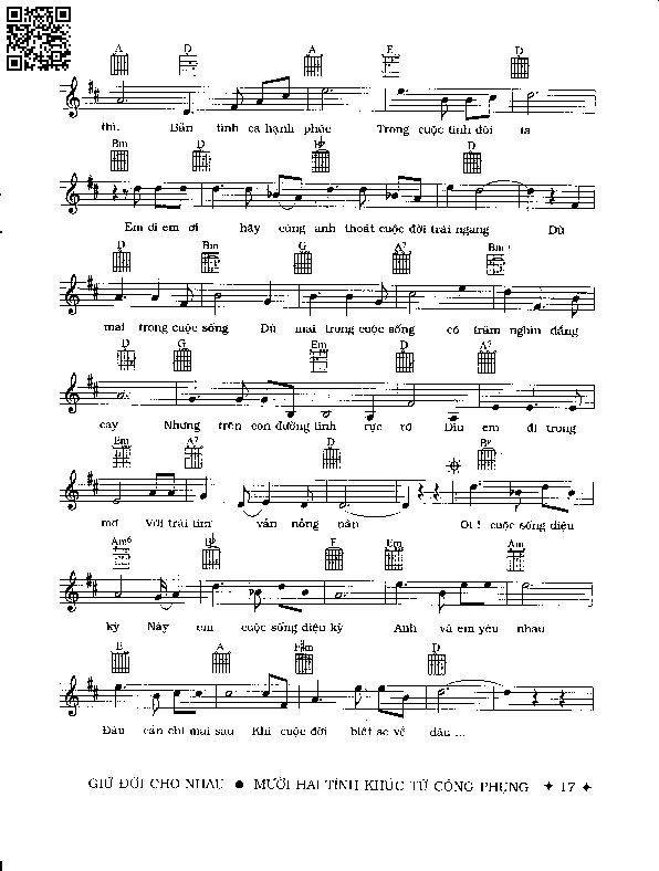 Page 2 of Sheet music PDF Hóa kiếp - Từ Công Phụng