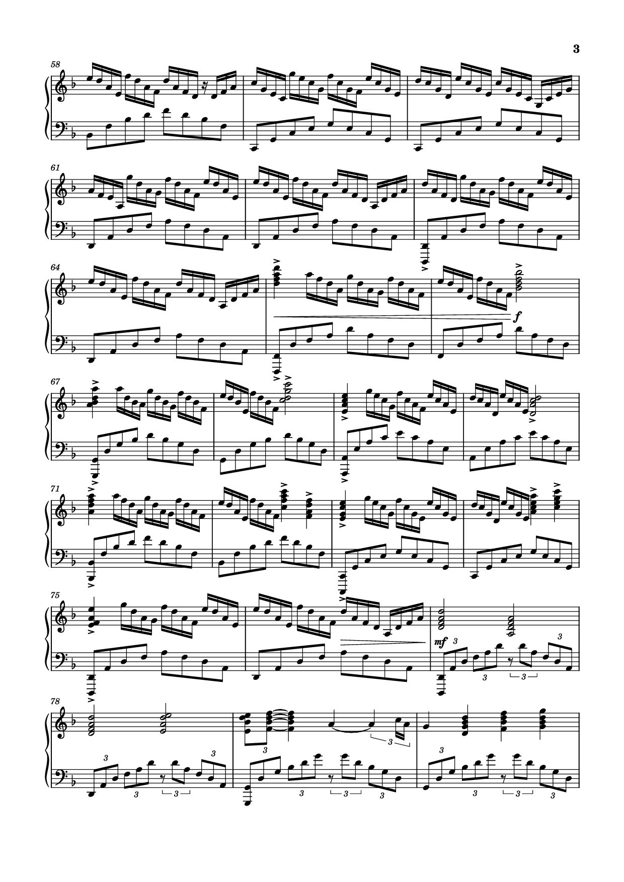 Page 3 of Sheet music PDF Piano The Last Samurai Piano - Hans Zimmer
