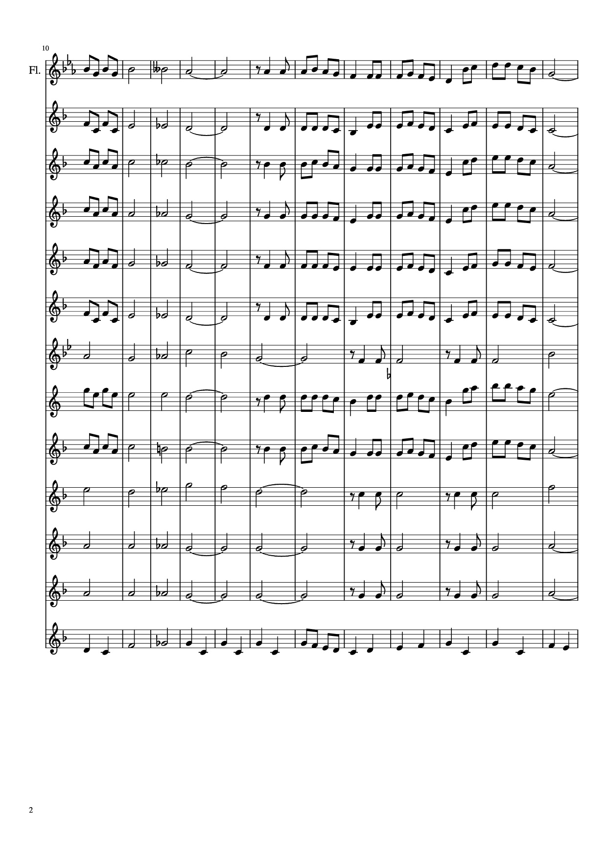 Page 2 of Sheet music PDF Boas Festas - Assis Valente