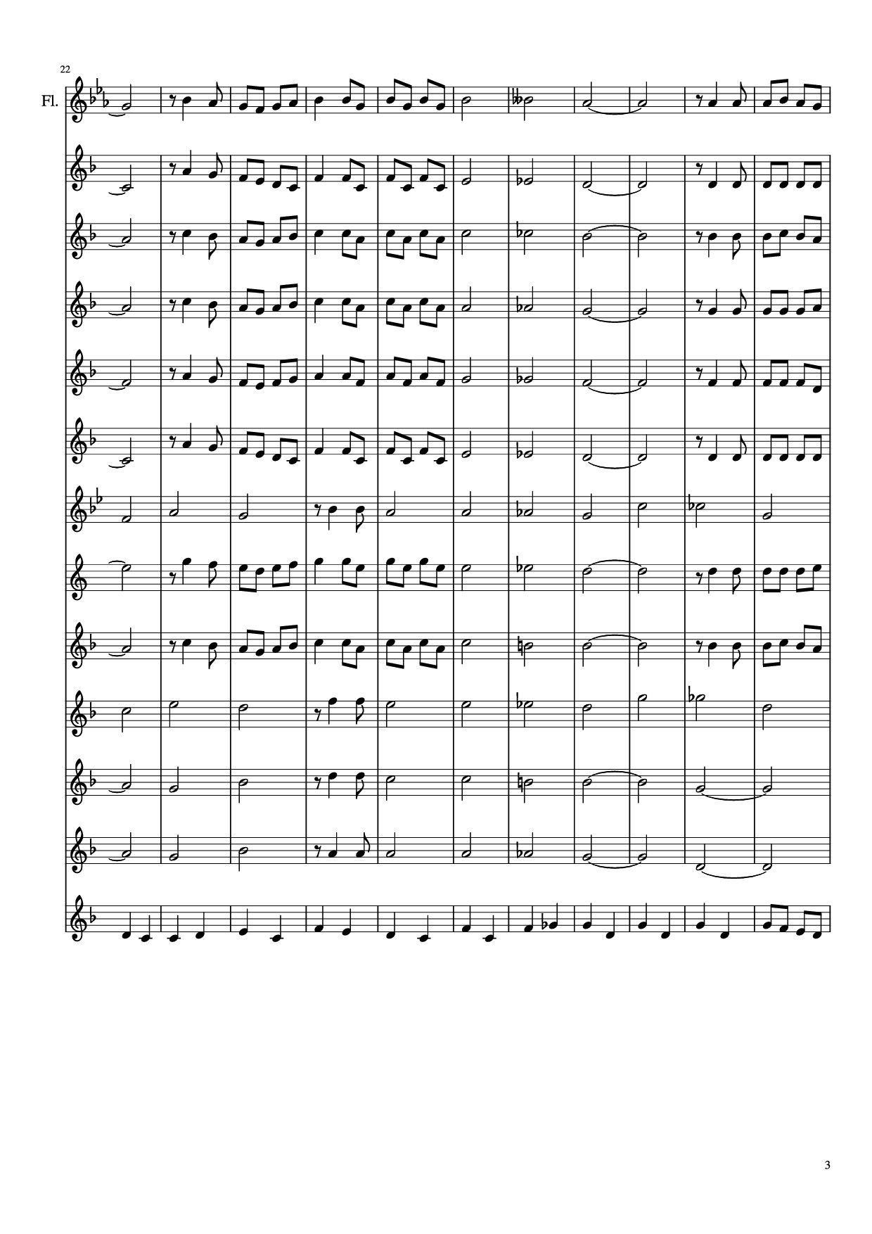 Page 3 of Sheet music PDF Boas Festas - Assis Valente