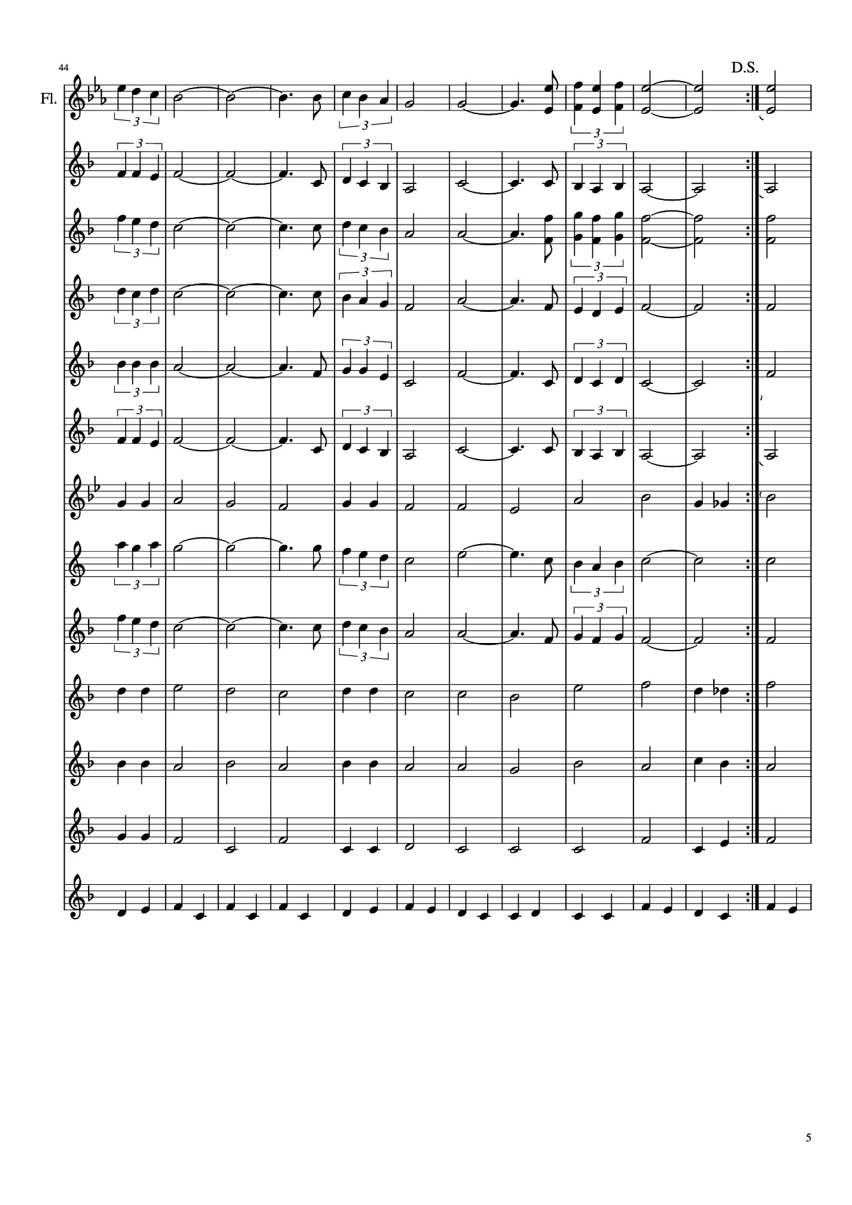 Page 5 of Sheet music PDF Boas Festas - Assis Valente