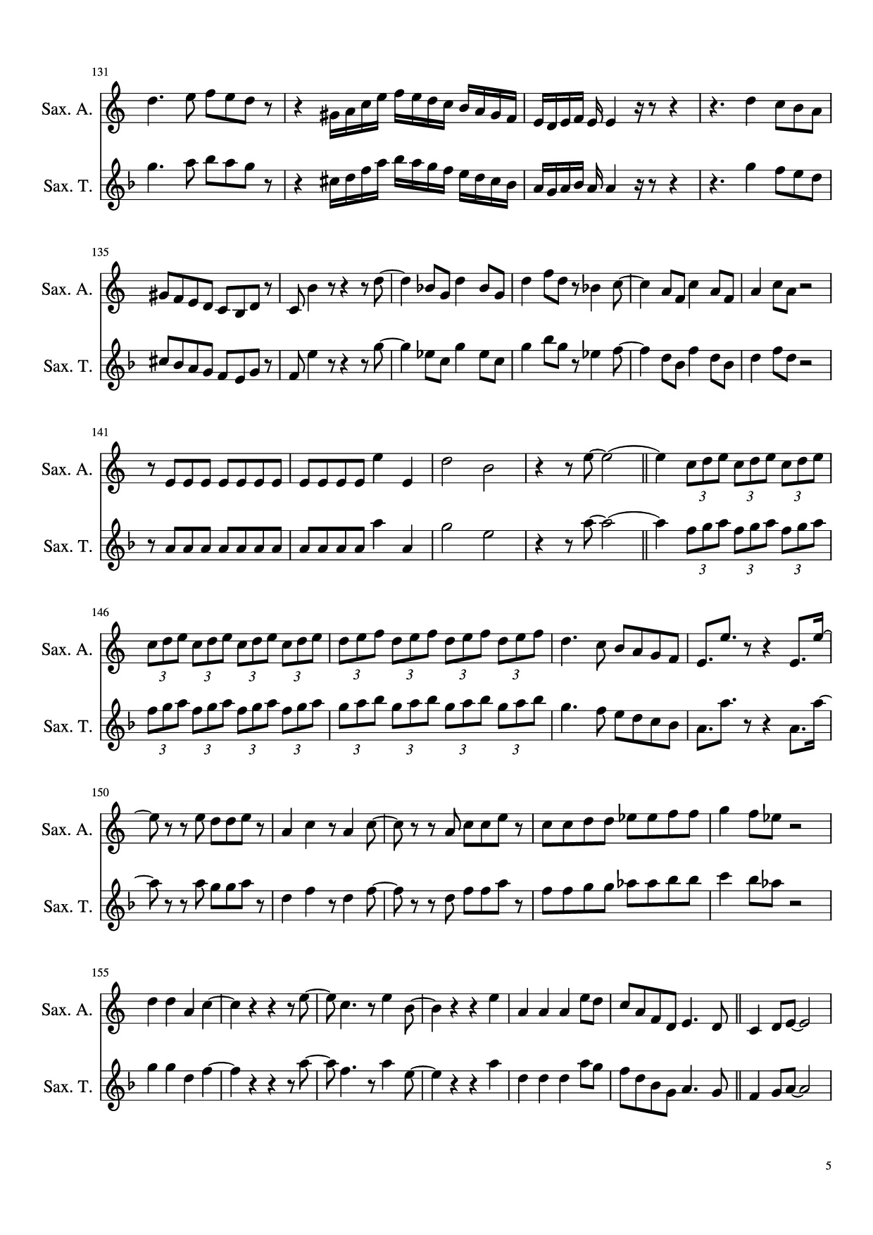 Page 5 of Sheet music PDF Blue Bossa Dexter Gordon - Undefined