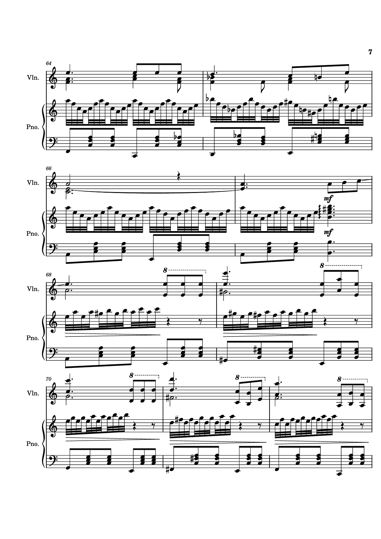 Page 7 of Sheet music PDF Piano TUOI DA BUON - covered Piano - Bach N Tran