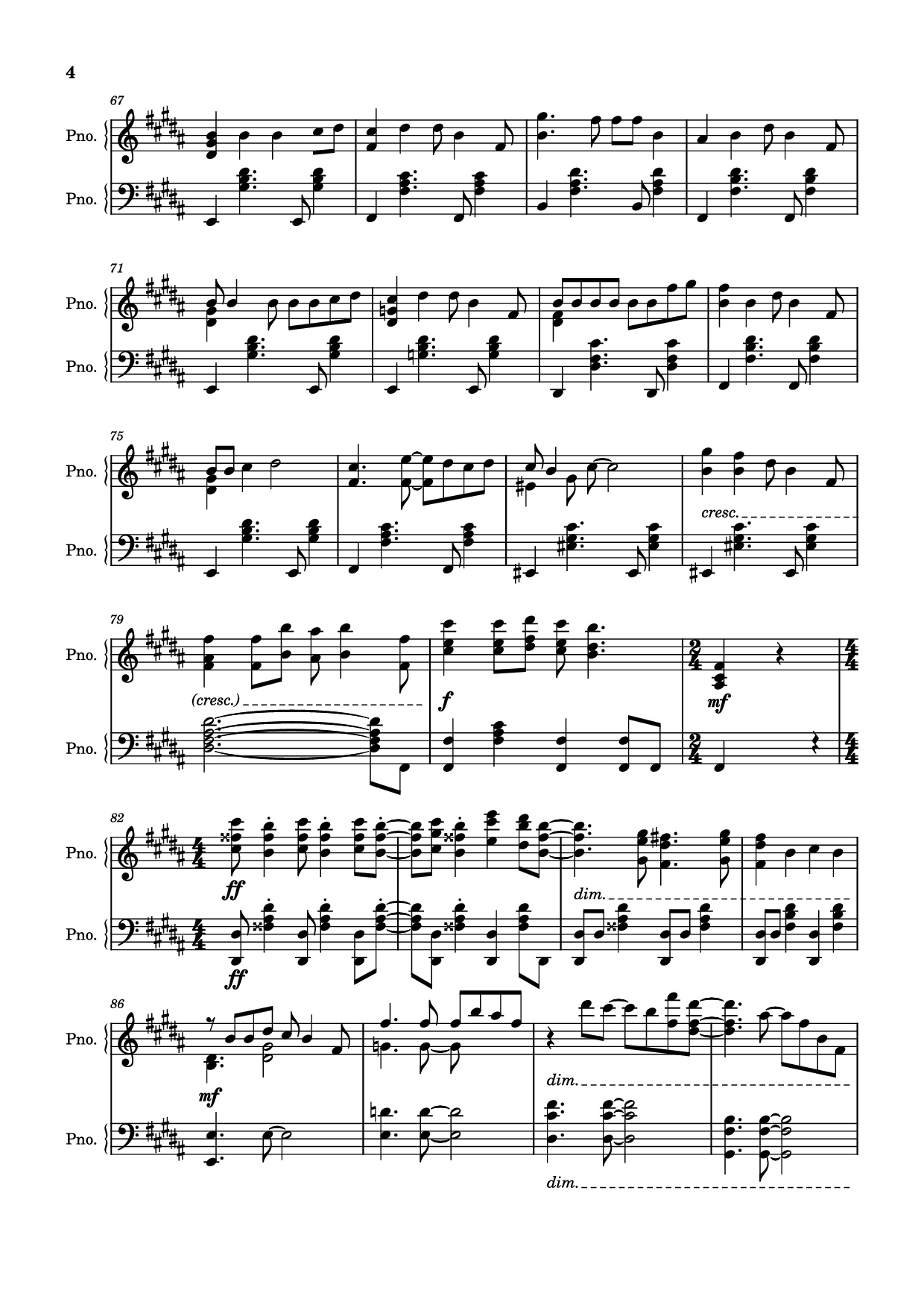 Page 4 of Sheet music PDF Piano Trapped in the Past Piano - Arranger: oldfrenchguy