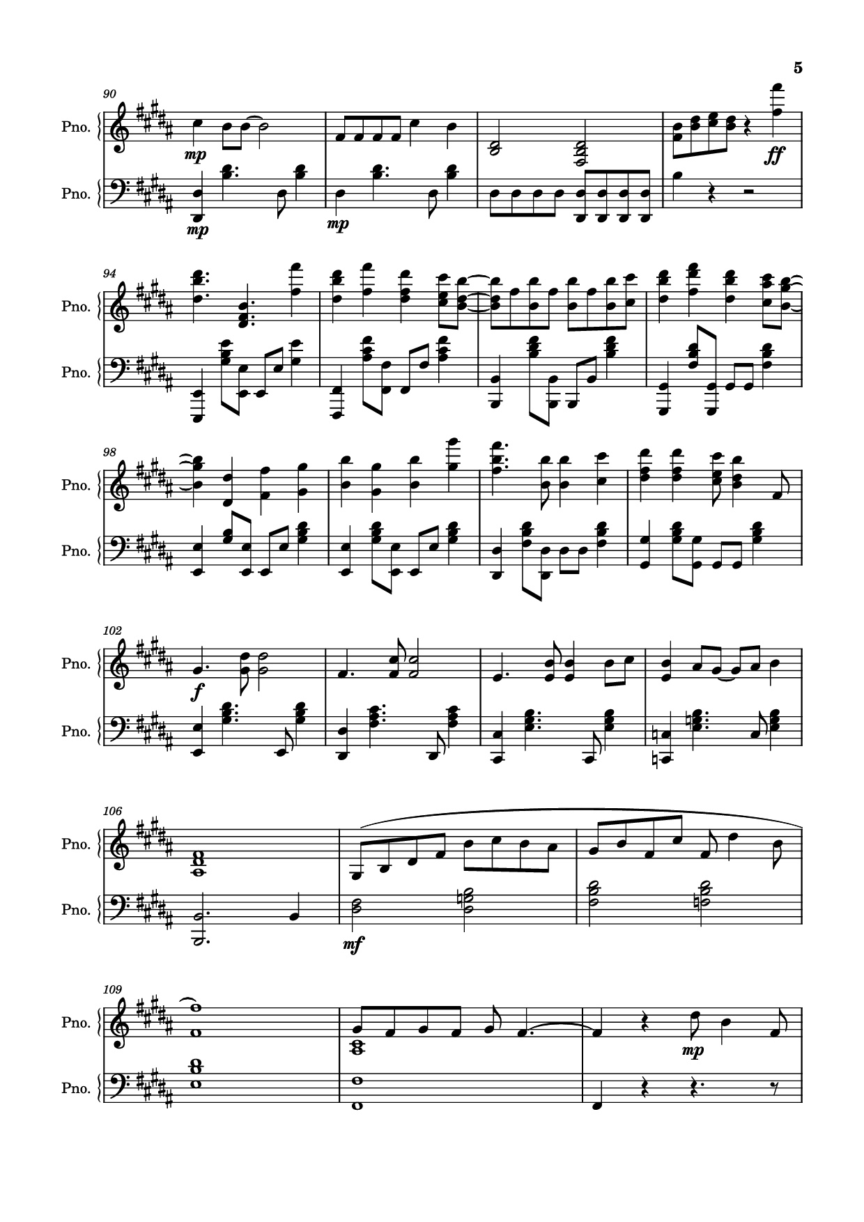 Page 5 of Sheet music PDF Piano Trapped in the Past Piano - Arranger: oldfrenchguy