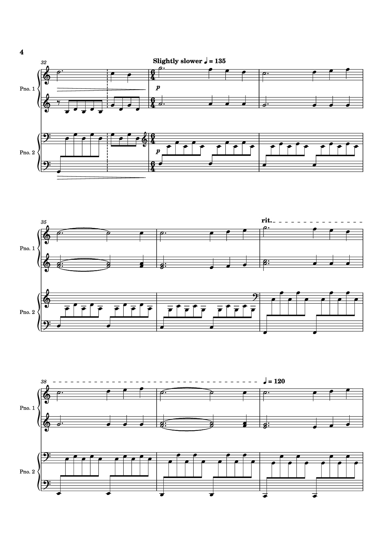 Page 4 of Sheet music PDF Piano Time is Tearing Us Apart Piano - Kyle Patrick Naval