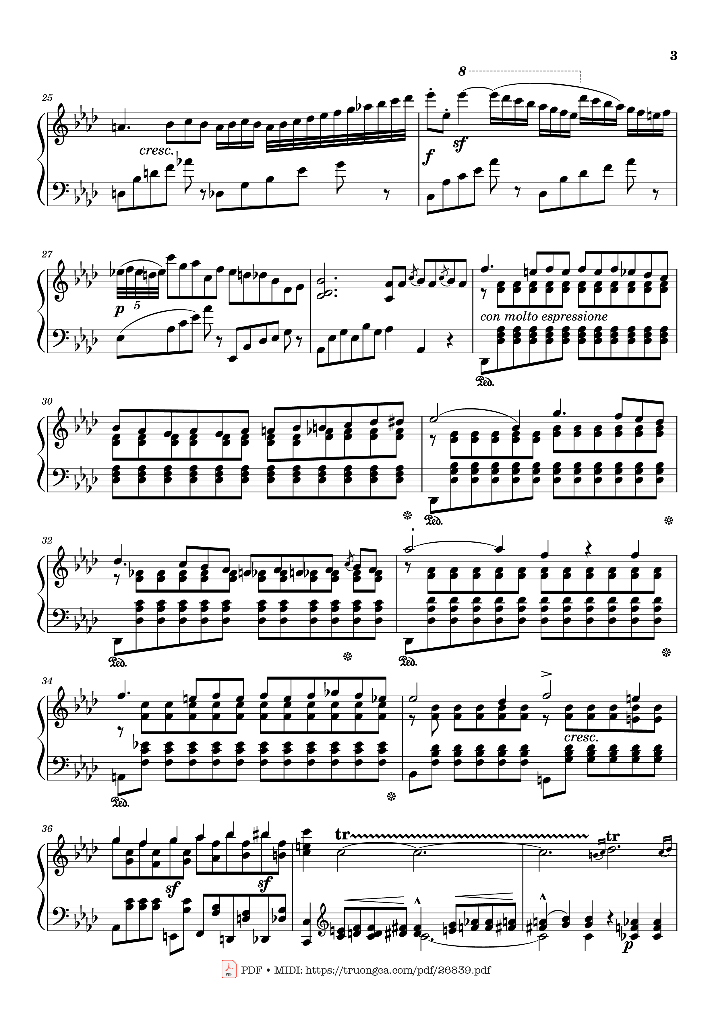 Page 3 of Sheet music PDF Piano Étude en Douze Exercices Piano - Franz Liszt
