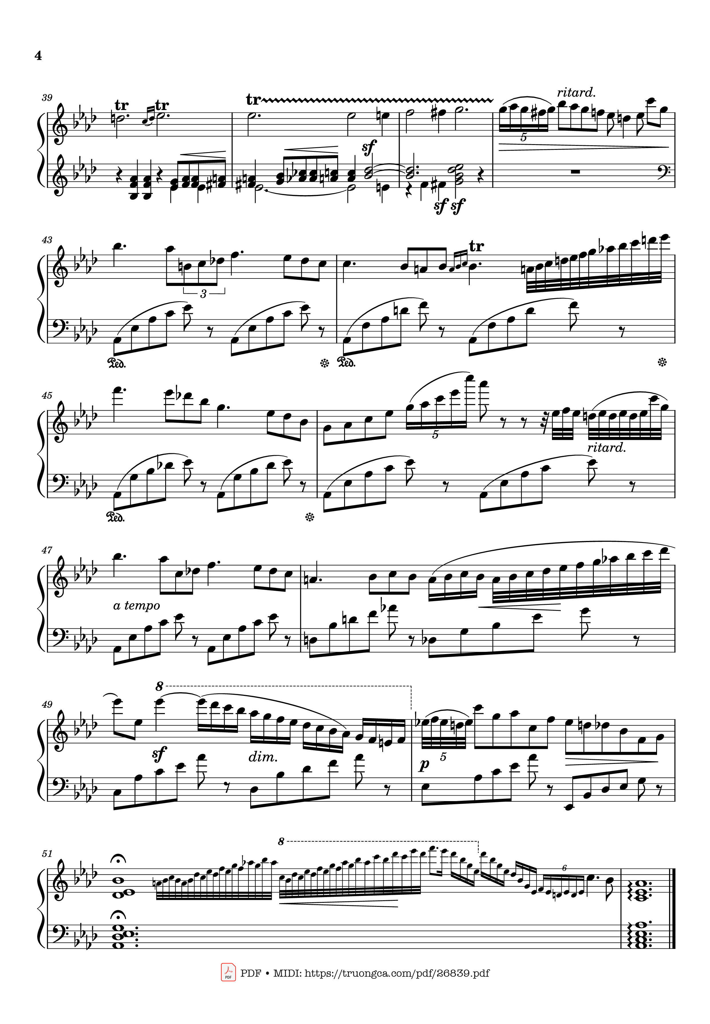 Page 4 of Sheet music PDF Piano Étude en Douze Exercices Piano - Franz Liszt