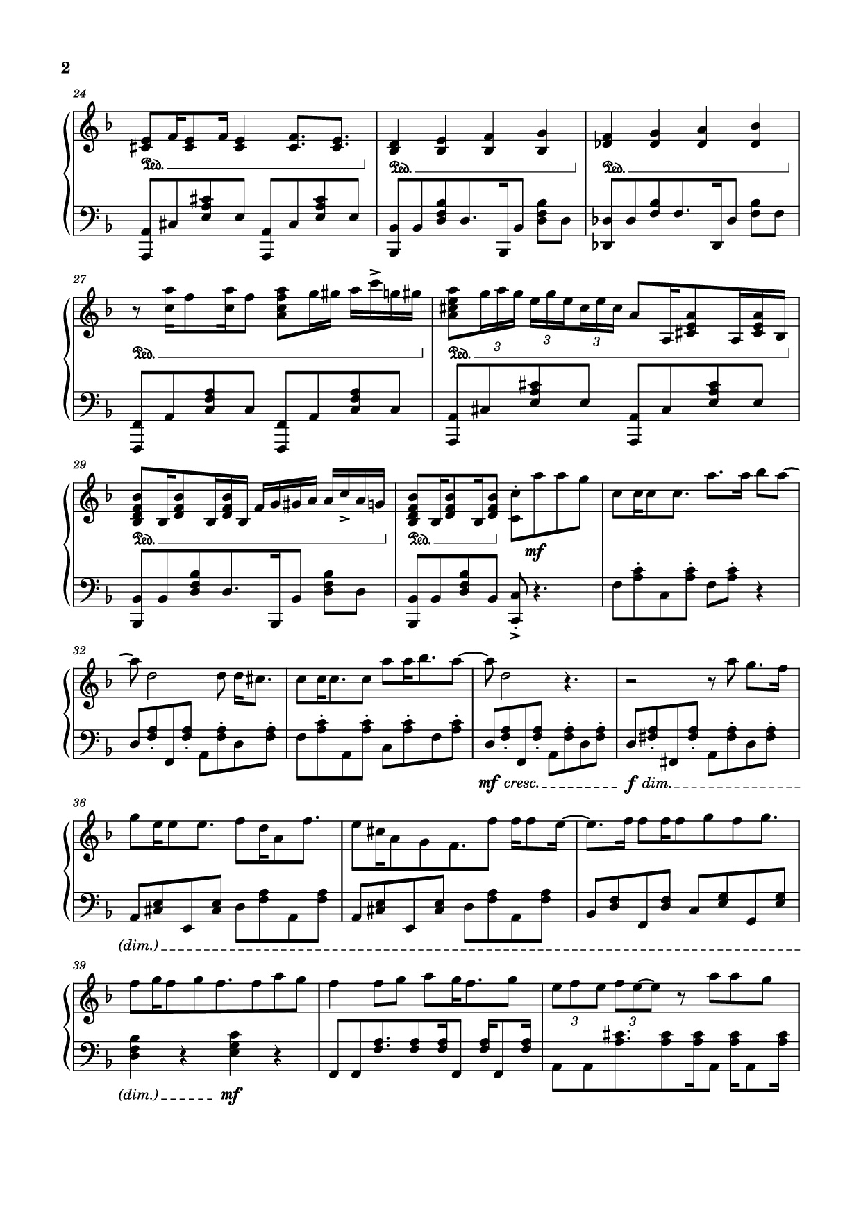 Page 2 of Sheet music PDF Piano sweet hibiscus tea Piano - Penelope Scott