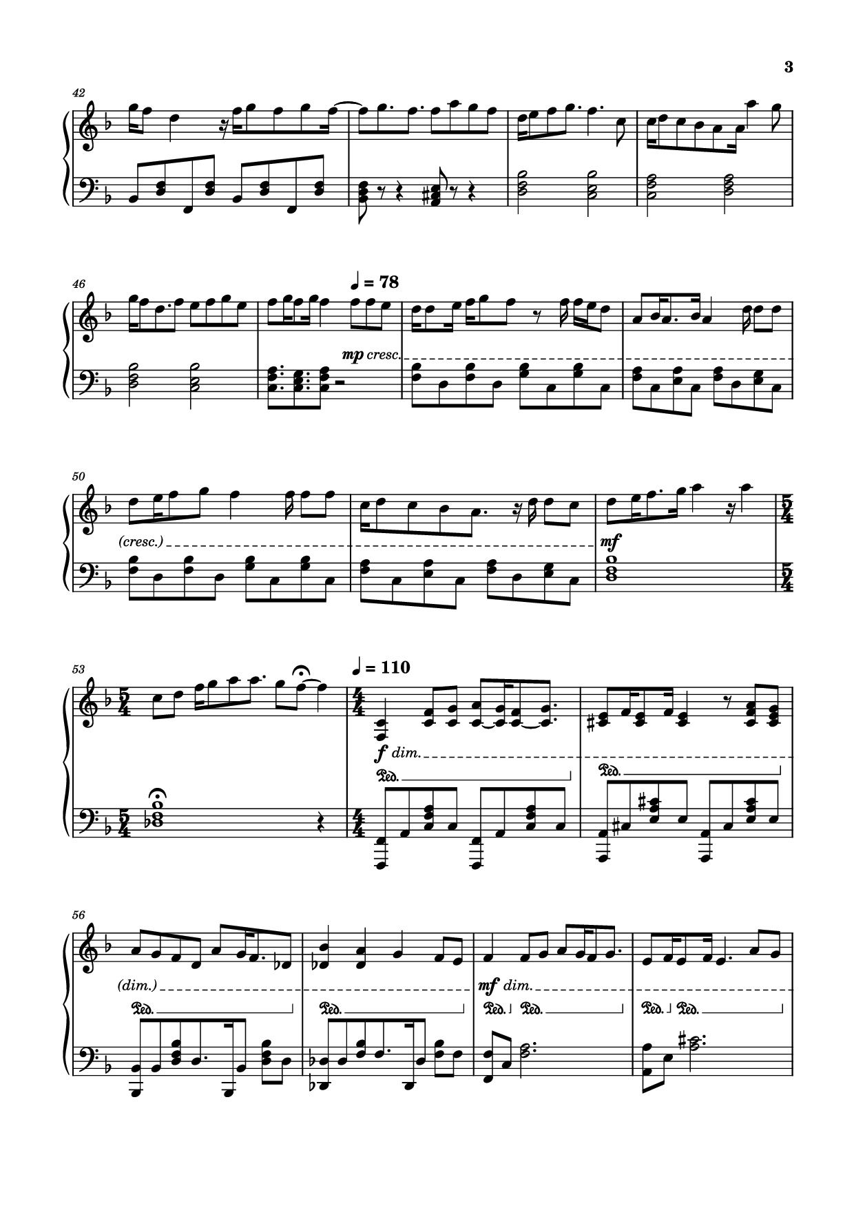 Page 3 of Sheet music PDF Piano sweet hibiscus tea Piano - Penelope Scott