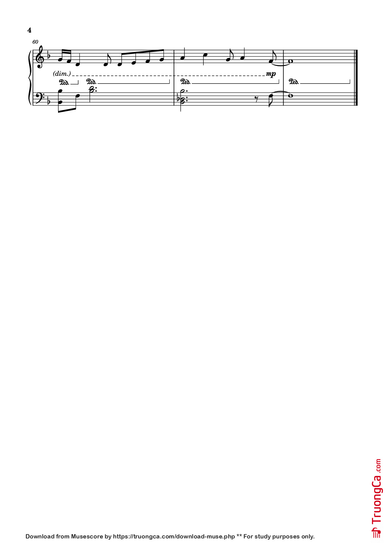 Page 4 of Sheet music PDF Piano sweet hibiscus tea Piano - Penelope Scott