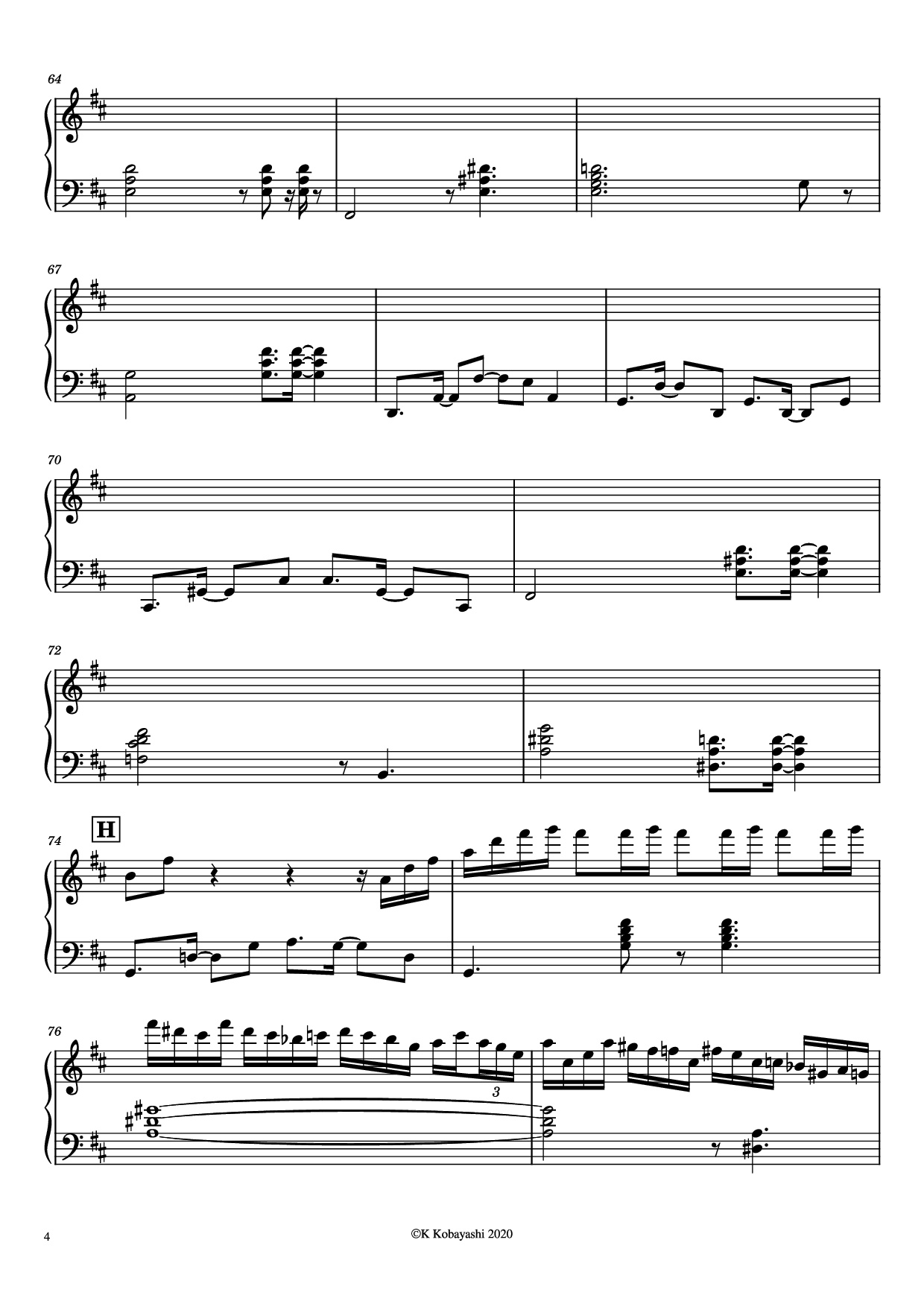 Page 4 of Sheet music PDF Piano Spain Piano - Composer:Chick Corea