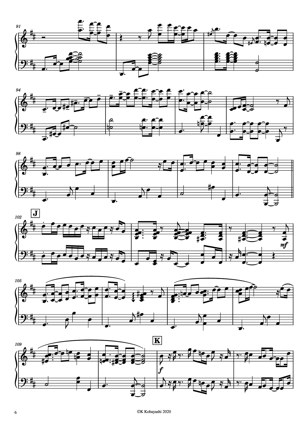 Page 6 of Sheet music PDF Piano Spain Piano - Composer:Chick Corea