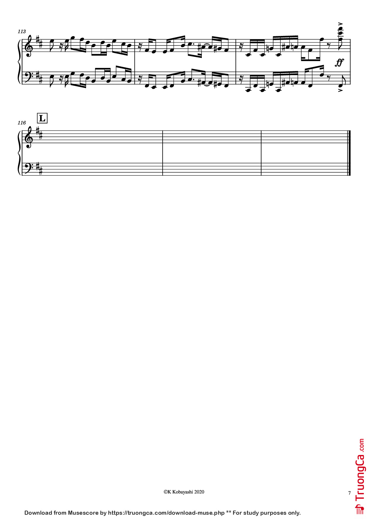 Page 7 of Sheet music PDF Piano Spain Piano - Composer:Chick Corea