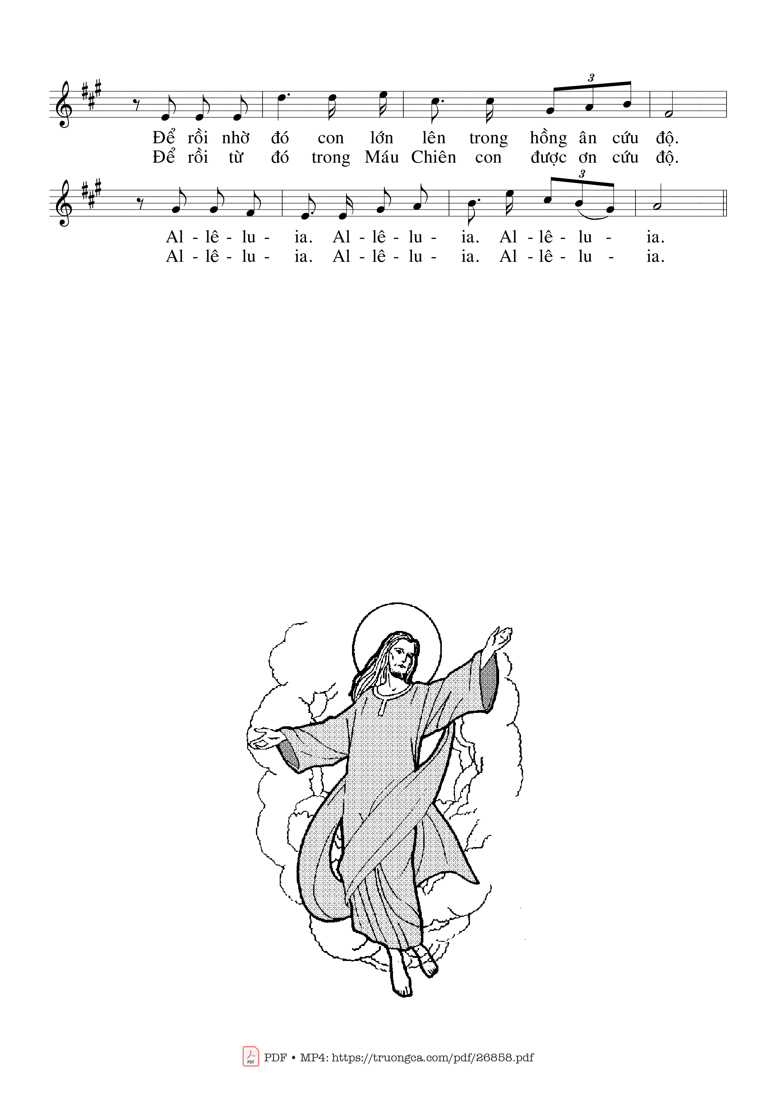 Page 2 of Sheet music PDF Ngọn Lửa Phục Sinh - Thiên Duyên