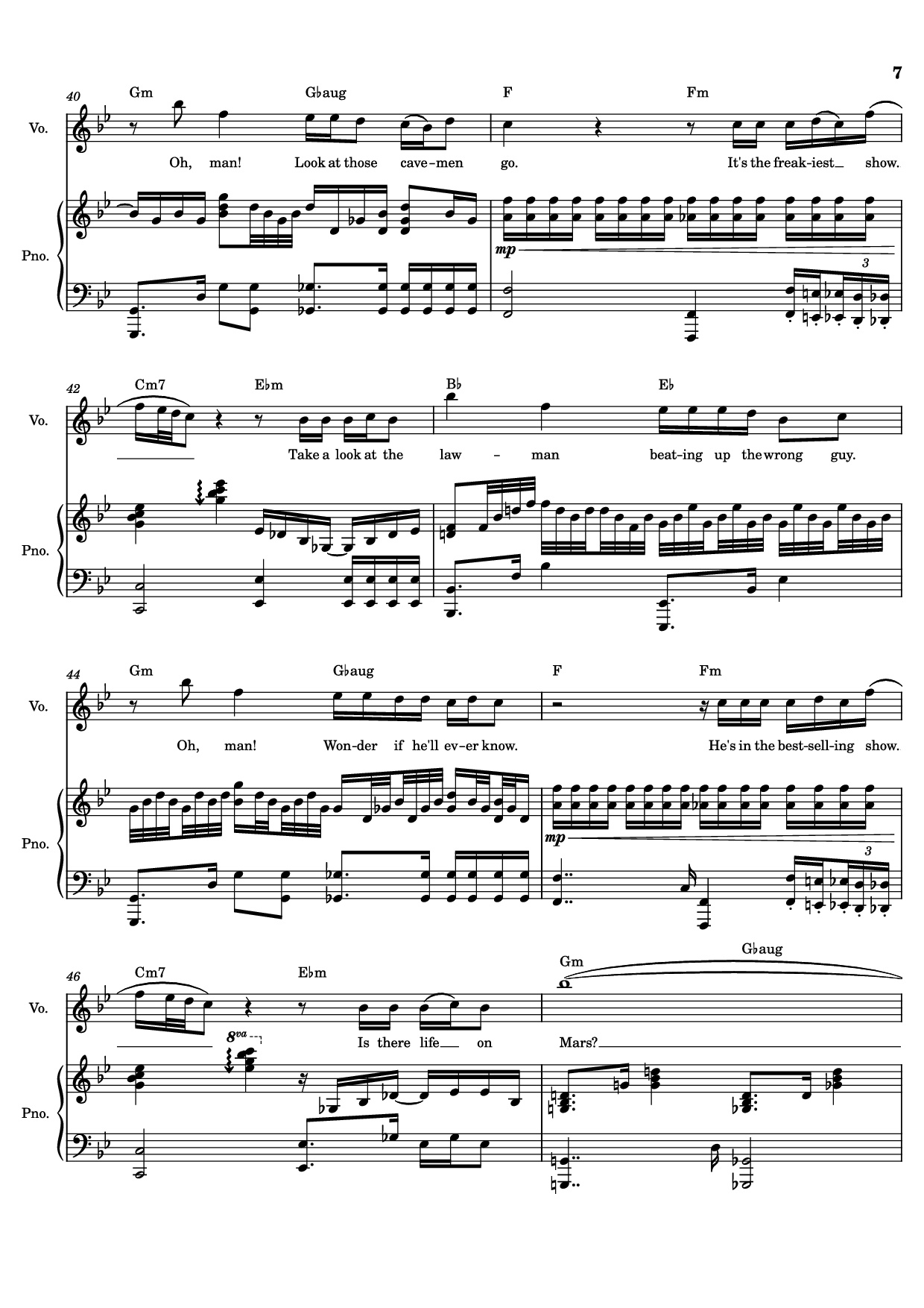 Page 7 of Sheet music PDF Life On Mars? – David Bowie - Undefined