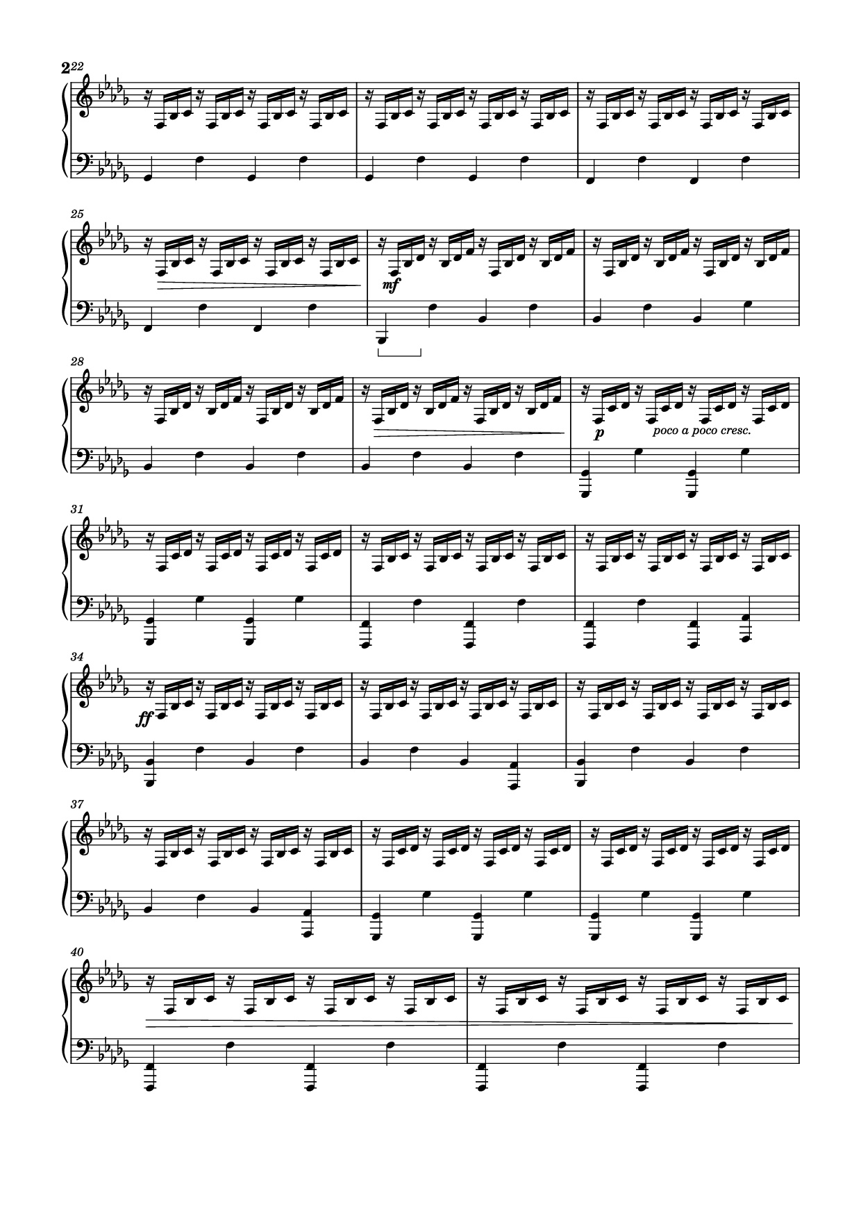 Page 2 of Sheet music PDF Piano Hammers - Nils Frahm - Undefined