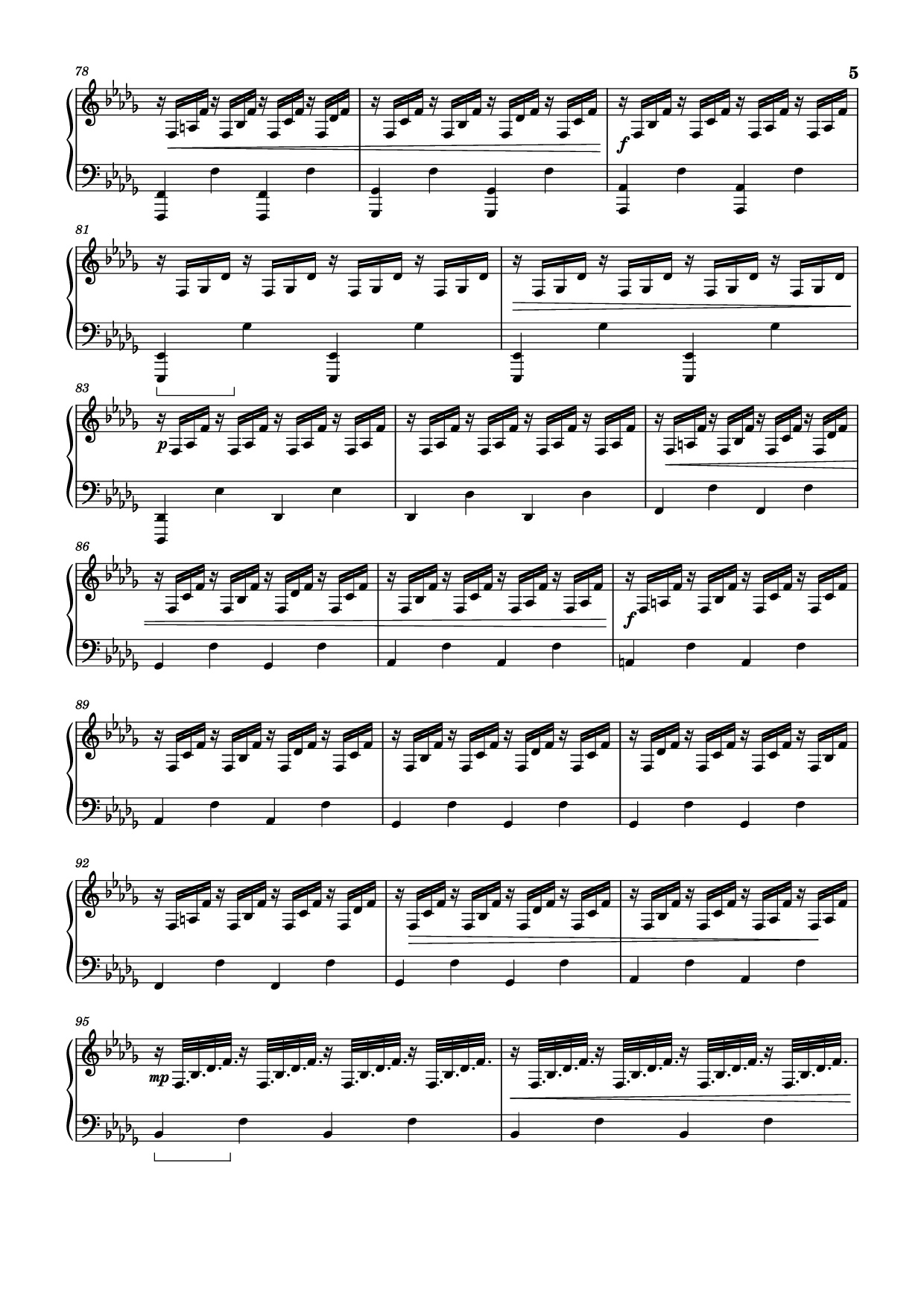 Page 5 of Sheet music PDF Piano Hammers - Nils Frahm - Undefined