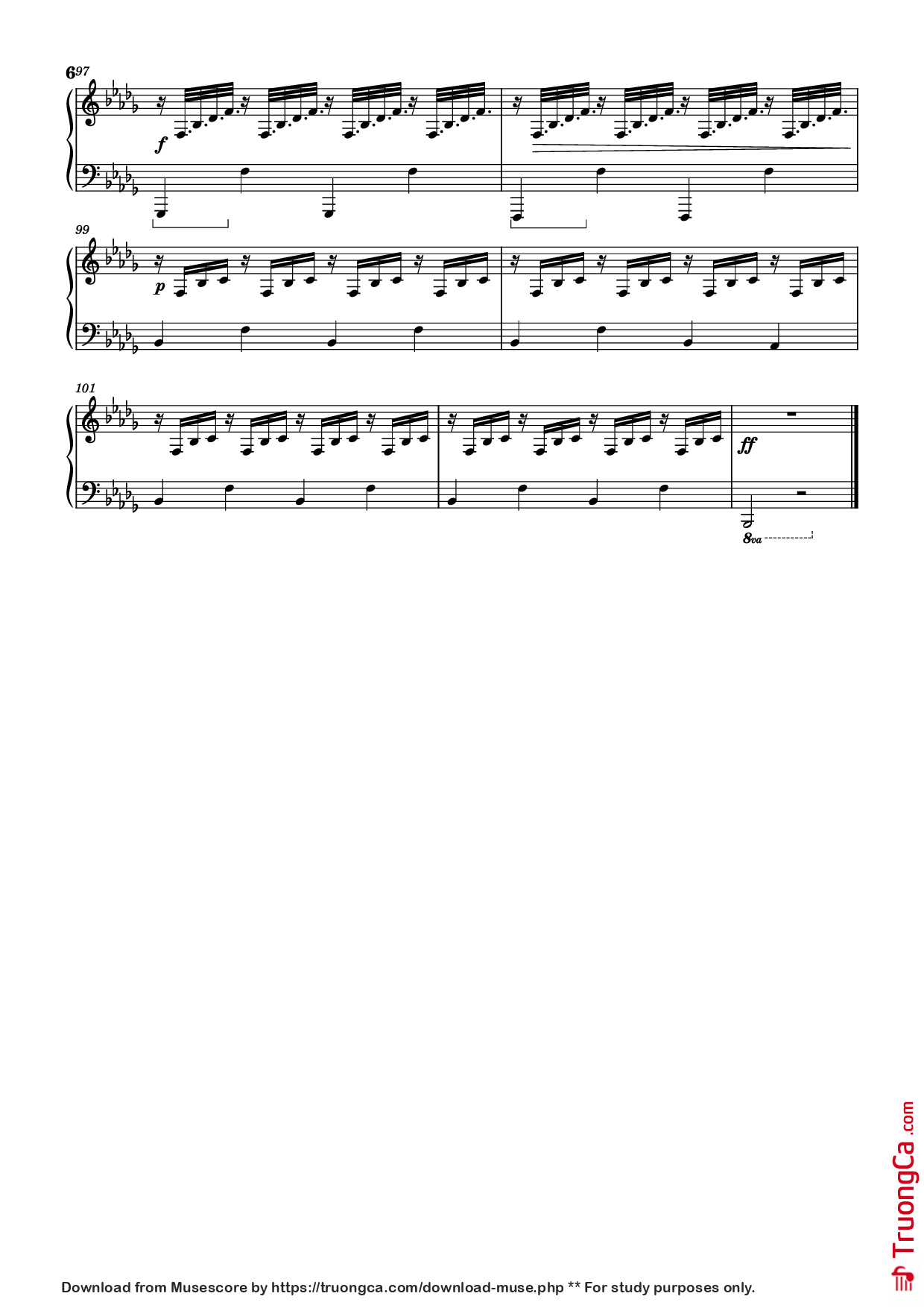 Page 6 of Sheet music PDF Piano Hammers - Nils Frahm - Undefined