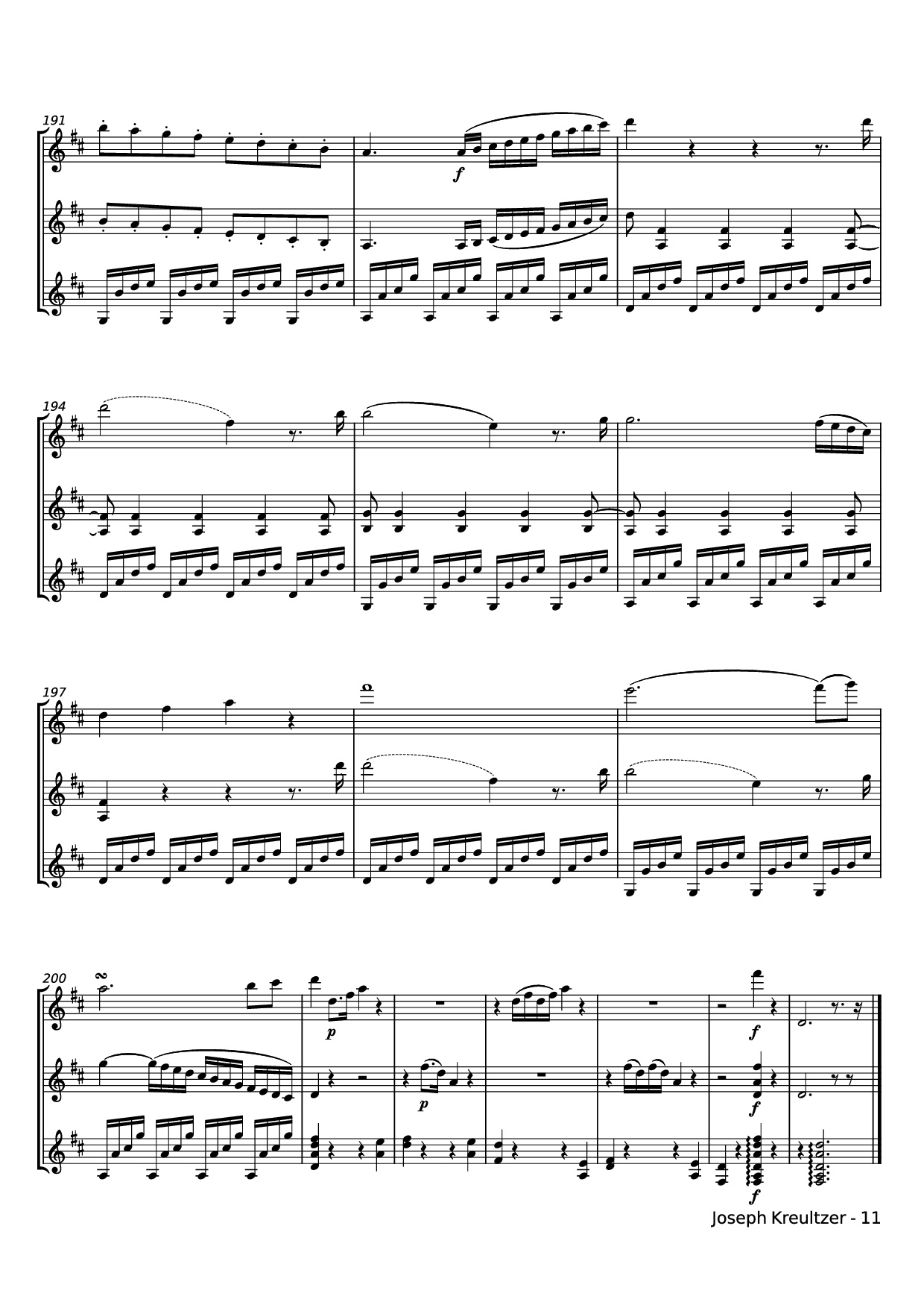 Page 11 of Sheet music PDF Trio III Guitar TAB - Zhest84