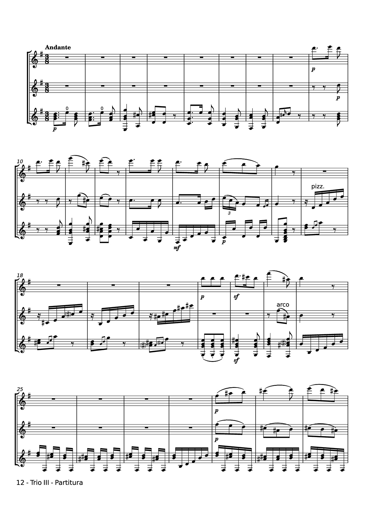 Page 12 of Sheet music PDF Trio III Guitar TAB - Zhest84
