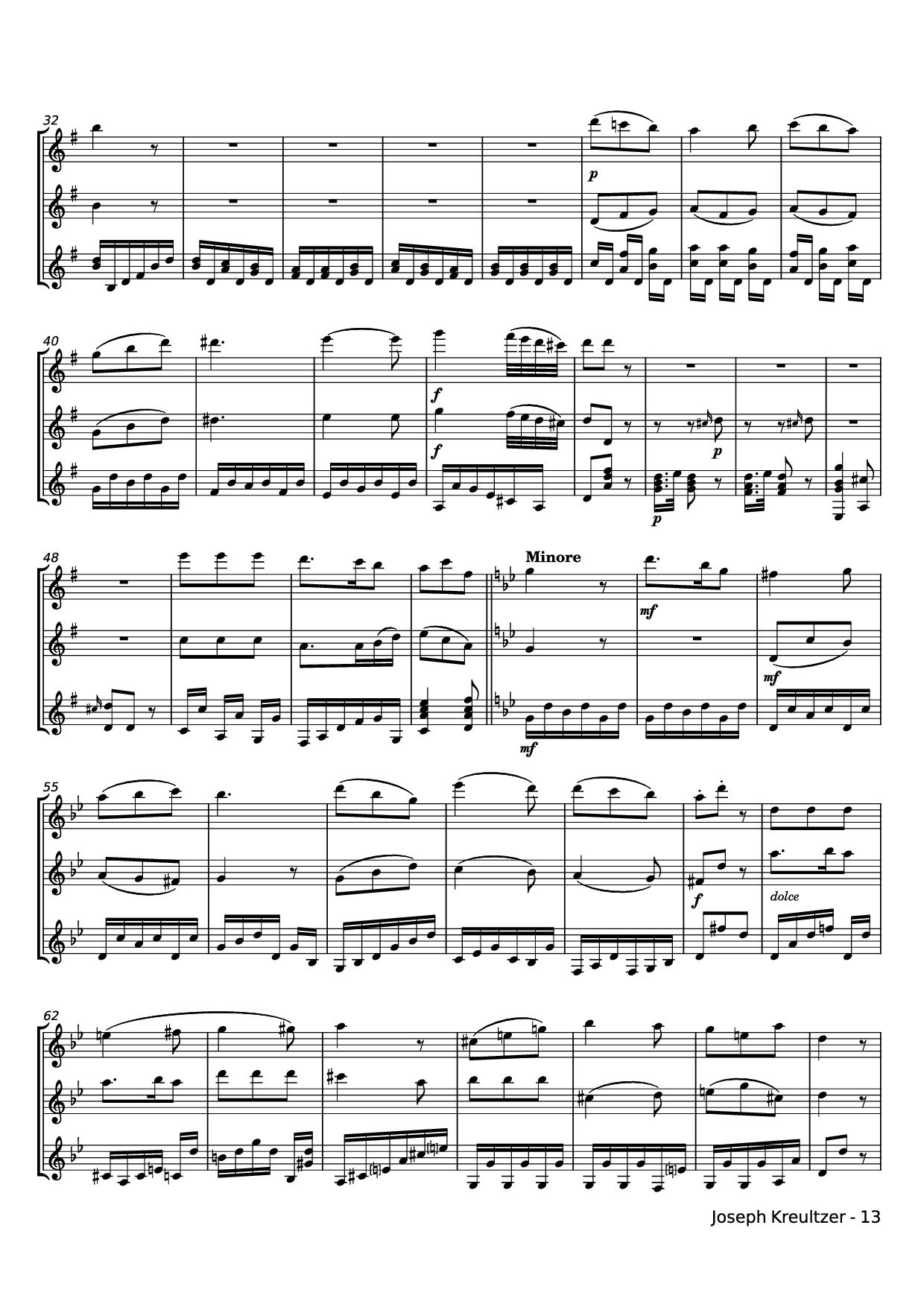 Page 13 of Sheet music PDF Trio III Guitar TAB - Zhest84