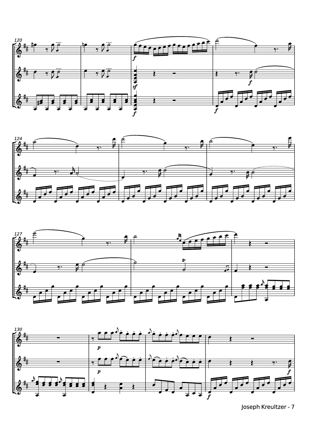 Page 7 of Sheet music PDF Trio III Guitar TAB - Zhest84